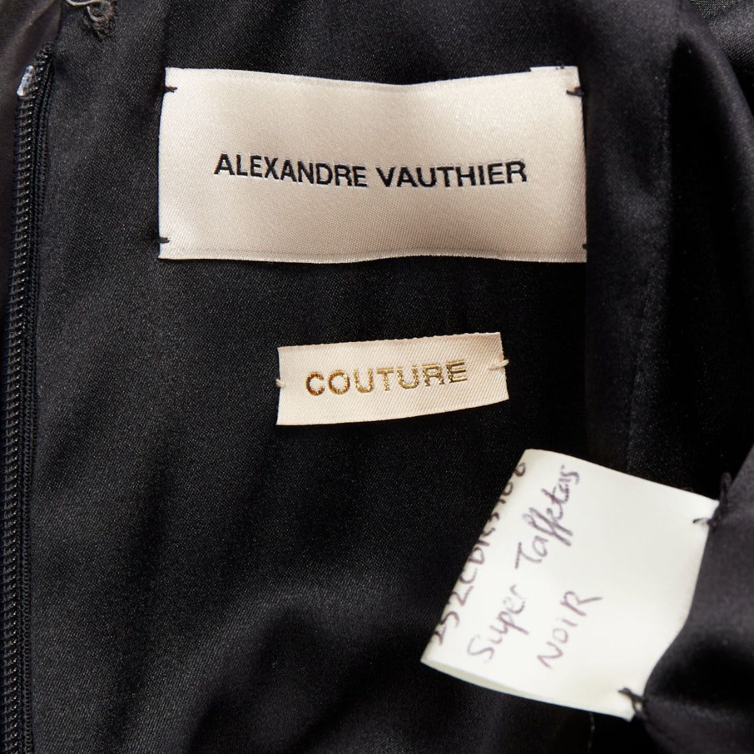 Alexandre Vauthier rare ALEXANDRE VAUTHIER COUTURE SS2025 Runway black open back voluminous taffeta trumpet gown Size S / US 4 / IT 40 - 11 Thumbnail