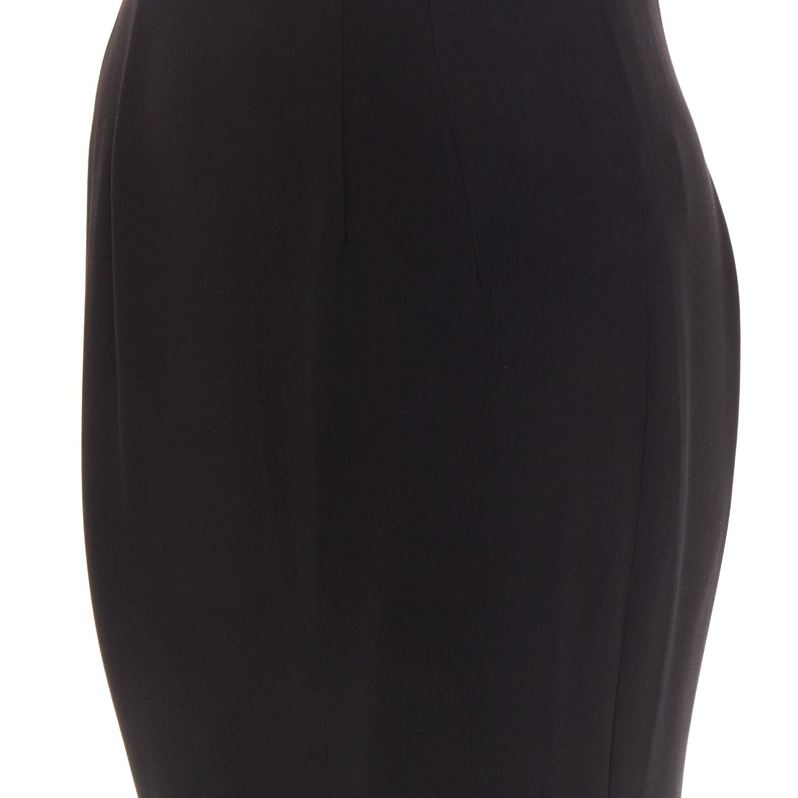 Alexandre Vauthier rare ALEXANDRE VAUTHIER COUTURE SS2025 Runway black open back voluminous taffeta trumpet gown Size S / US 4 / IT 40 - 9 Thumbnail