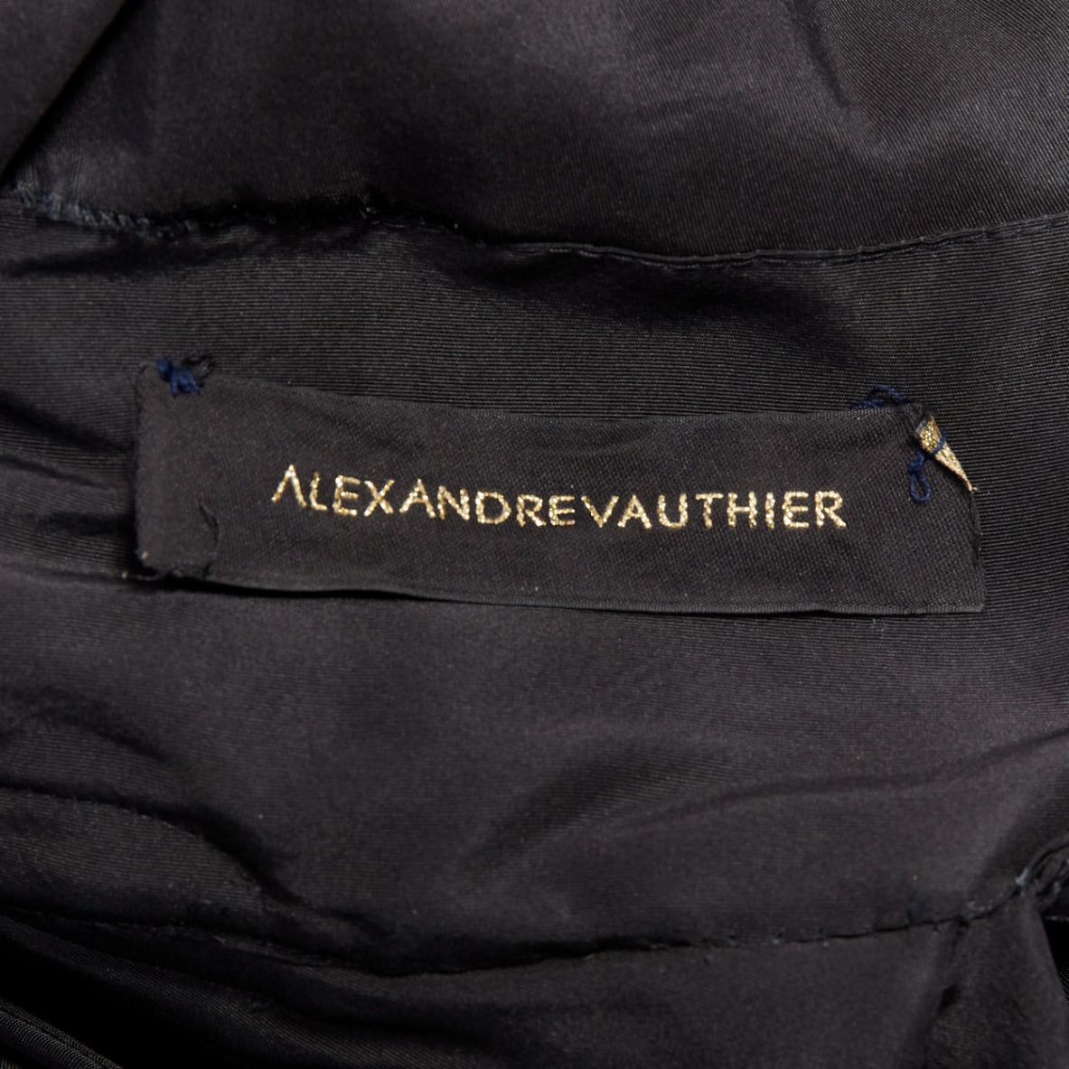 Alexandre Vauthier rare ALEXANDRE VAUTHIER COUTURE SS2017 Runway black tafetta one shoulder bustle train top Size S / US 4 / IT 40 - 11 Thumbnail