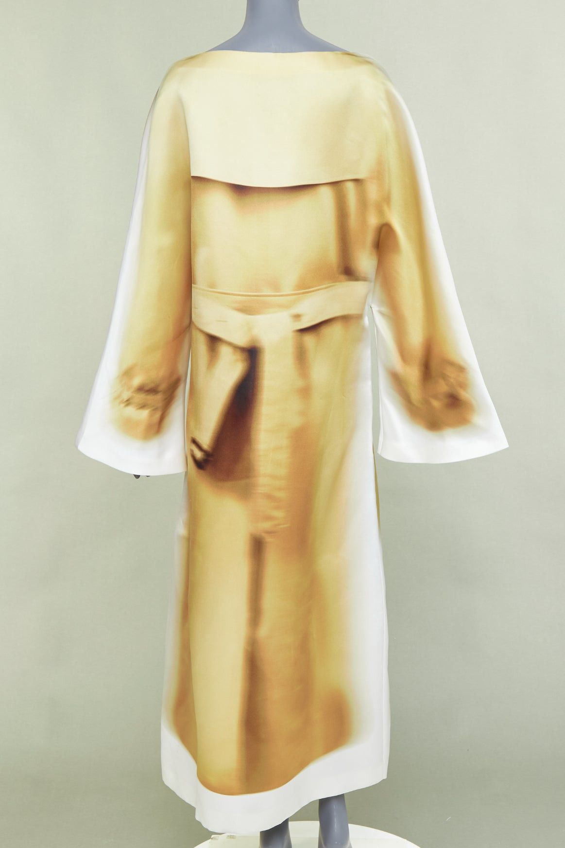 Loewe rare LOEWE JW ANDERSON 2023 Runway Trompe Loeil Blurry Trench Coat print voluminous sleeves dress Size M / US 6-8 / IT 42-44 - 2 Thumbnail