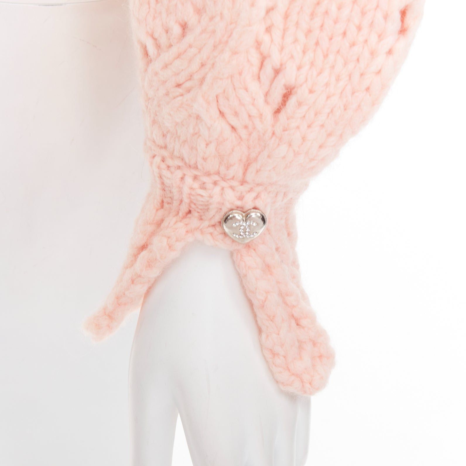 Chanel CHANEL 21B pink wool alpaca blend ruffle capelet sweater FR34 XS Size XS / US 0-2 / IT 36-38 - 2 Thumbnail