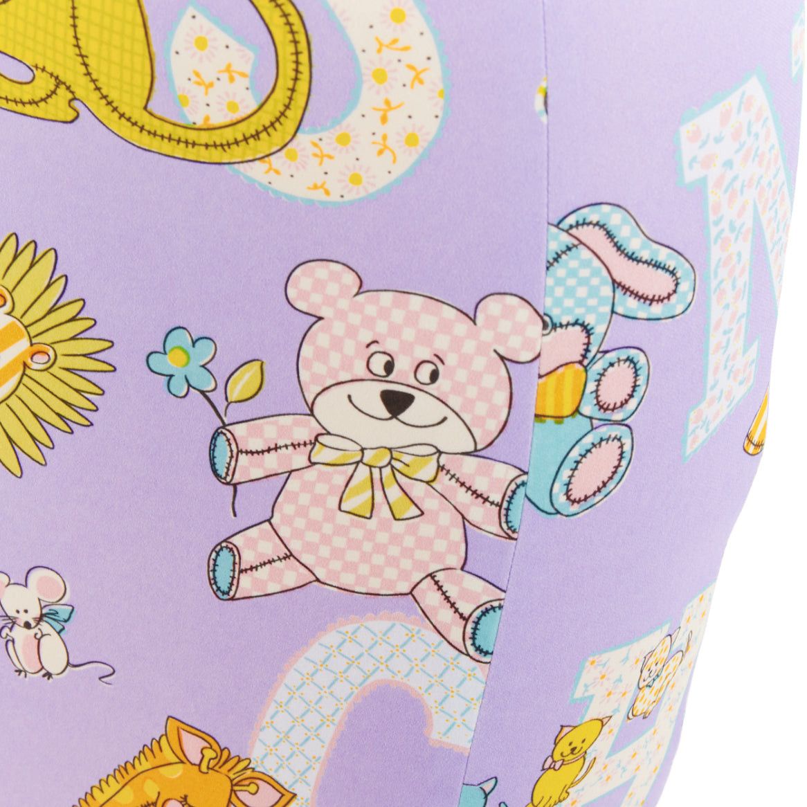 Moschino MOSCHINO COUTURE! 2022 Runway Calico Animals purple cartoons scallop mini skirt IT38 XS Size 26" / US 2 / IT 38 - 7 Thumbnail
