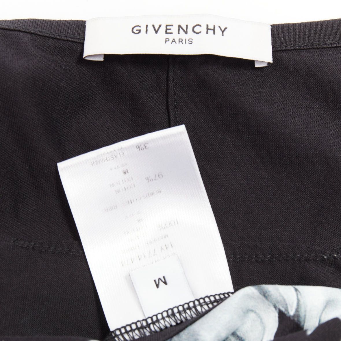 Givenchy GIVENCHY Riccardo Tisci 2014 Shark and Mermaid black cottoncoop tank top M Size M / US 6-8 / IT 42-44 - 8 Thumbnail