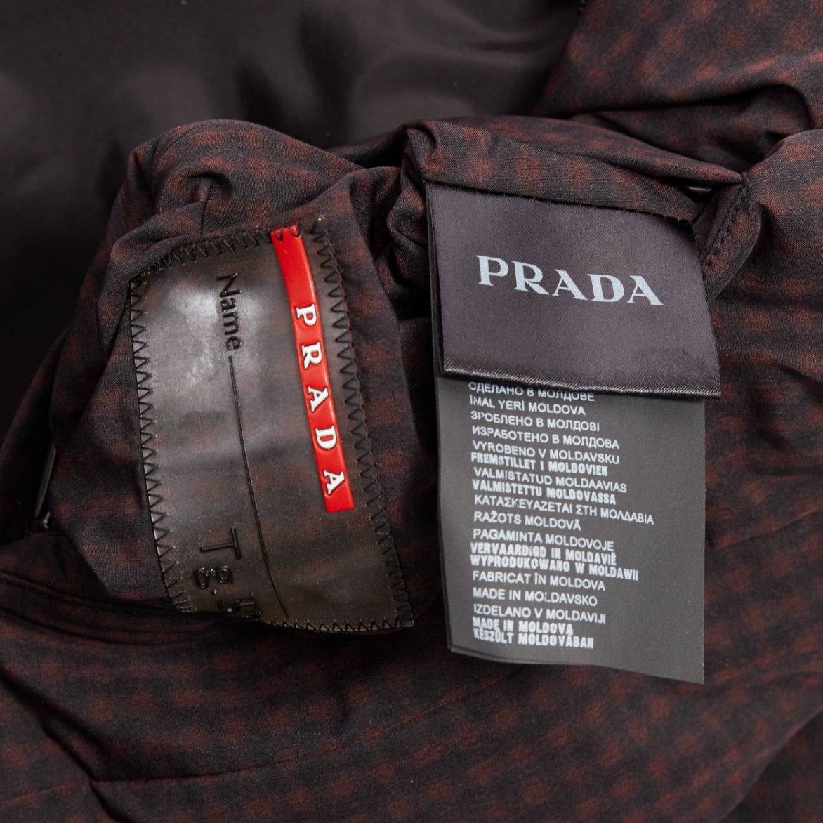 Prada PRADA Linea Rossa 2014 Reversible black burgundy gingham nylon hooded windbreaker jacket IT52 XL Size US XL / EU 56 / 4 - 16 Thumbnail