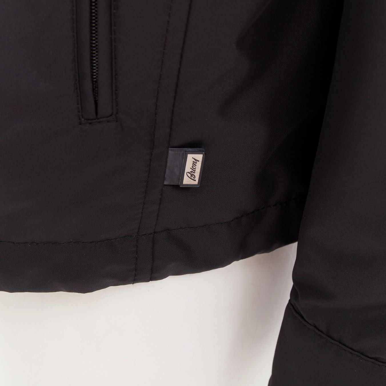 Brioni BRIONI black water repellent nylon plush lined storm jacket M Size US M / EU 48-50 / 2 - 8 Thumbnail