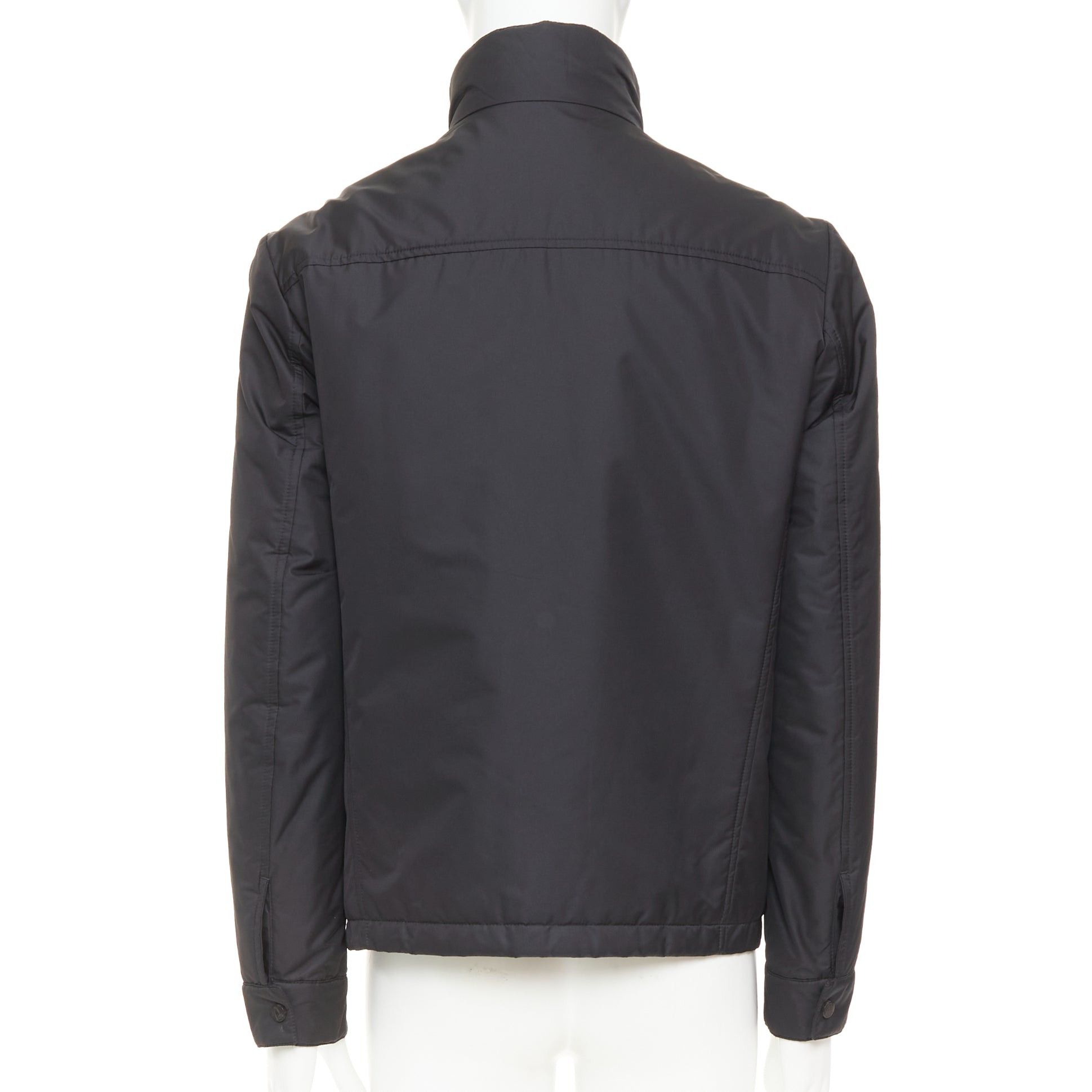 Brioni BRIONI black water repellent nylon plush lined storm jacket M Size US M / EU 48-50 / 2 - 6 Thumbnail
