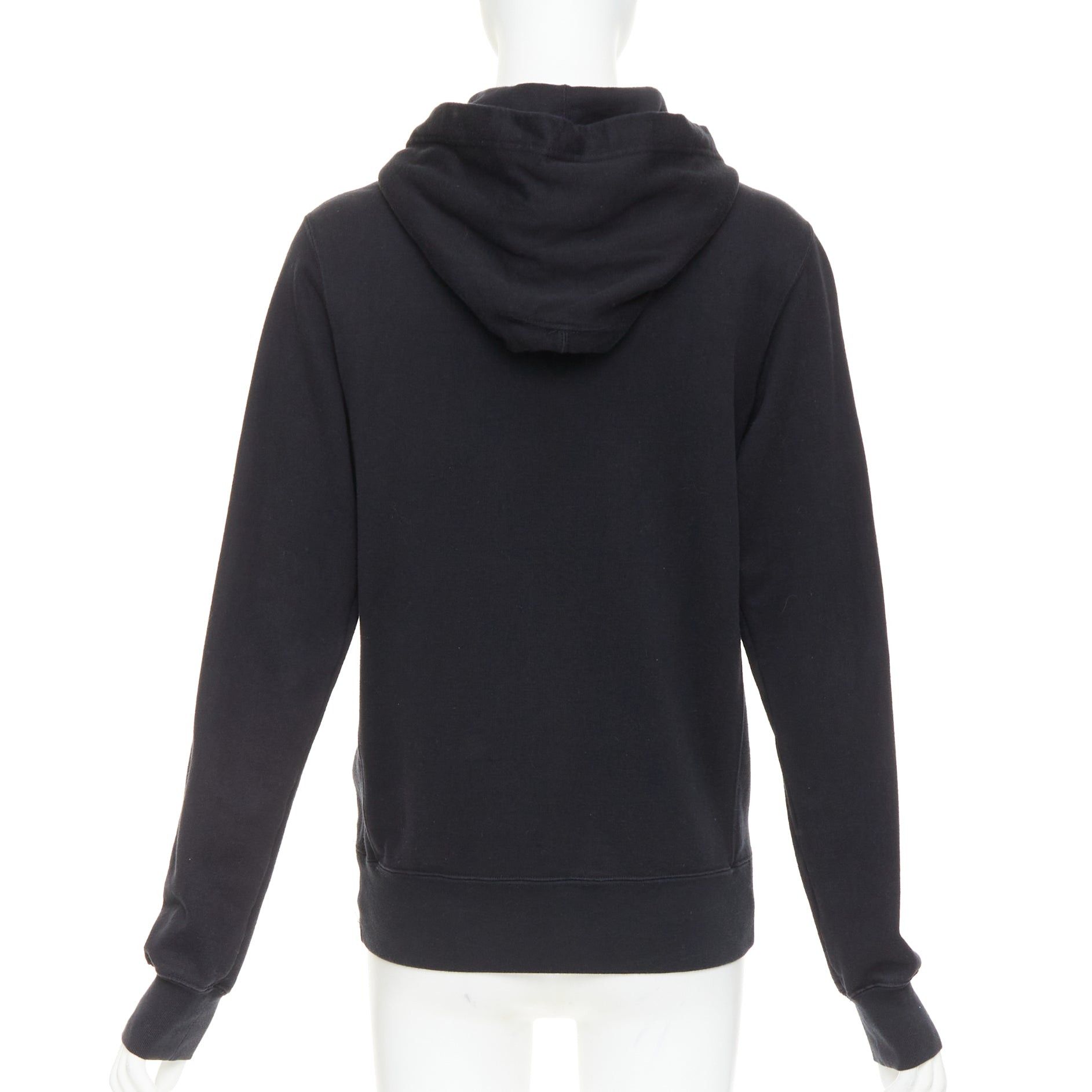 Mastermind Japan MASTERMIND JAPAN black cotton beige needlepoint embroidered skull hoodie JP3 L Size M / US 6-8 / IT 42-44 - 5 Thumbnail