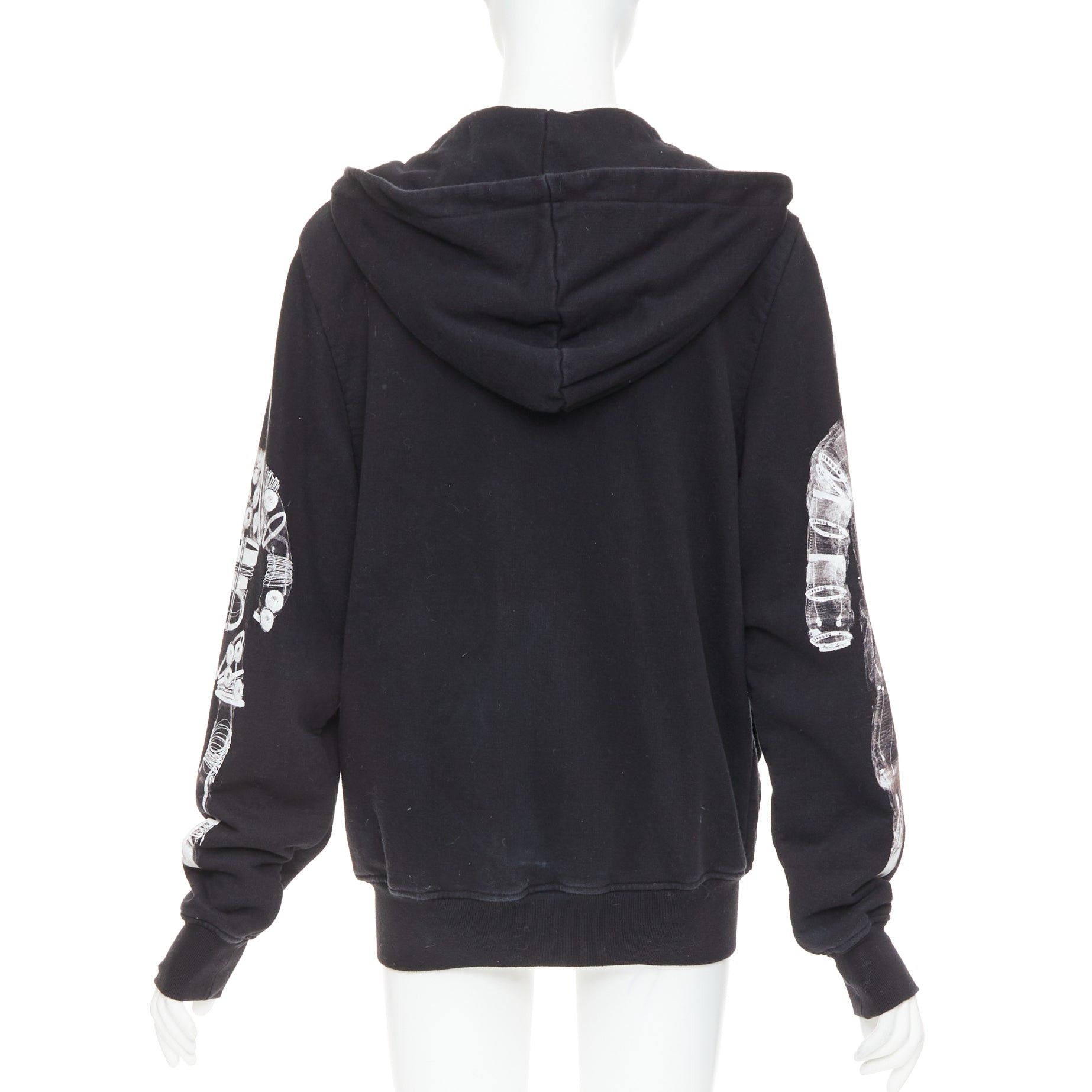 Chanel rare CHANEL 2017 Astronaut print sleeve black cotton zip up hoodie FR46 2XL Size XL / US 12-14 / IT 48-50 - 6 Thumbnail