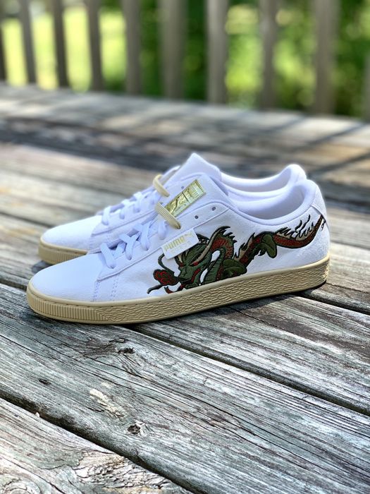 Puma court classic dragon on sale patch