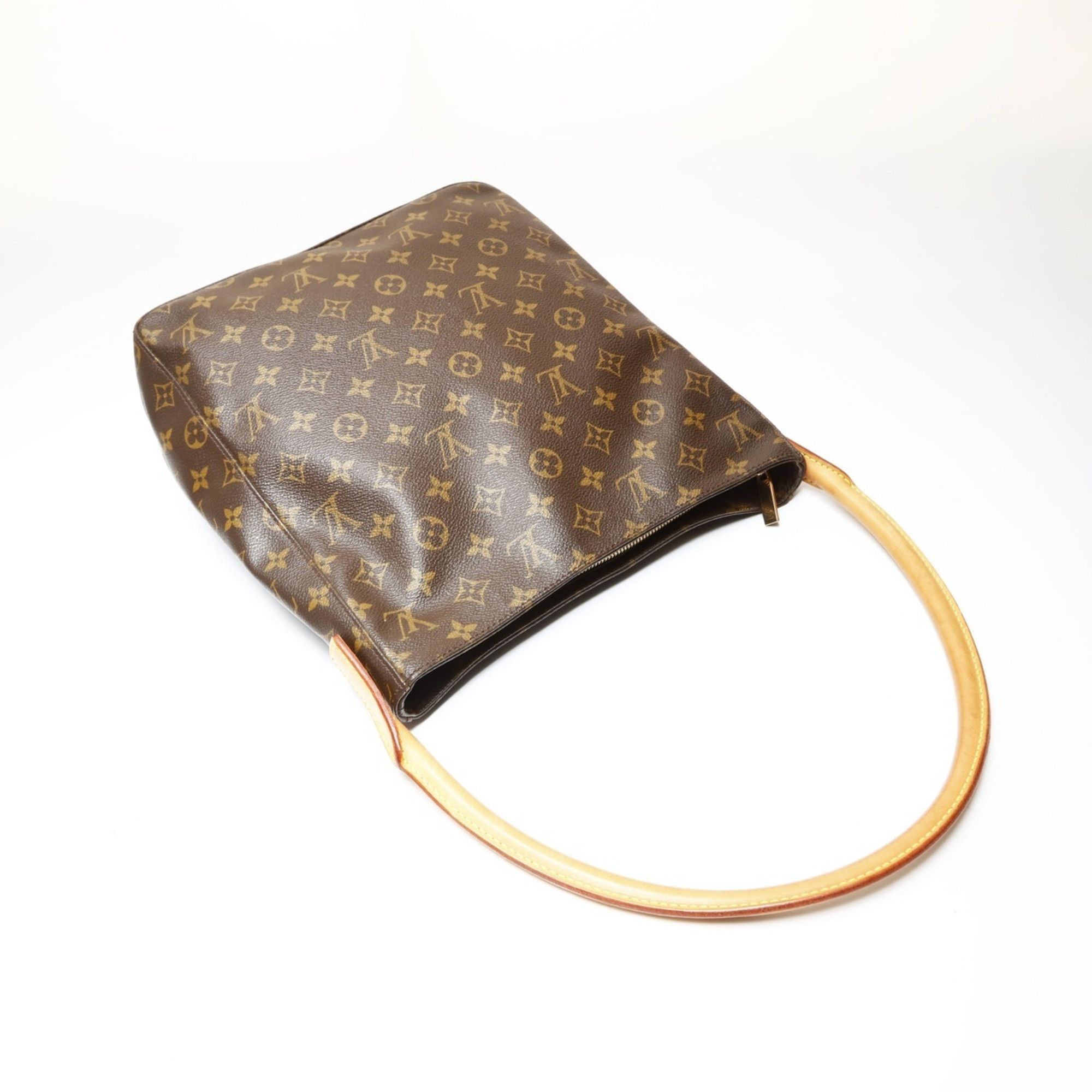Louis Vuitton Louis Vuitton Monogram Looping GM Shoulder Bag, Brown, 2001, WS27099 Size ONE SIZE - 8 Thumbnail