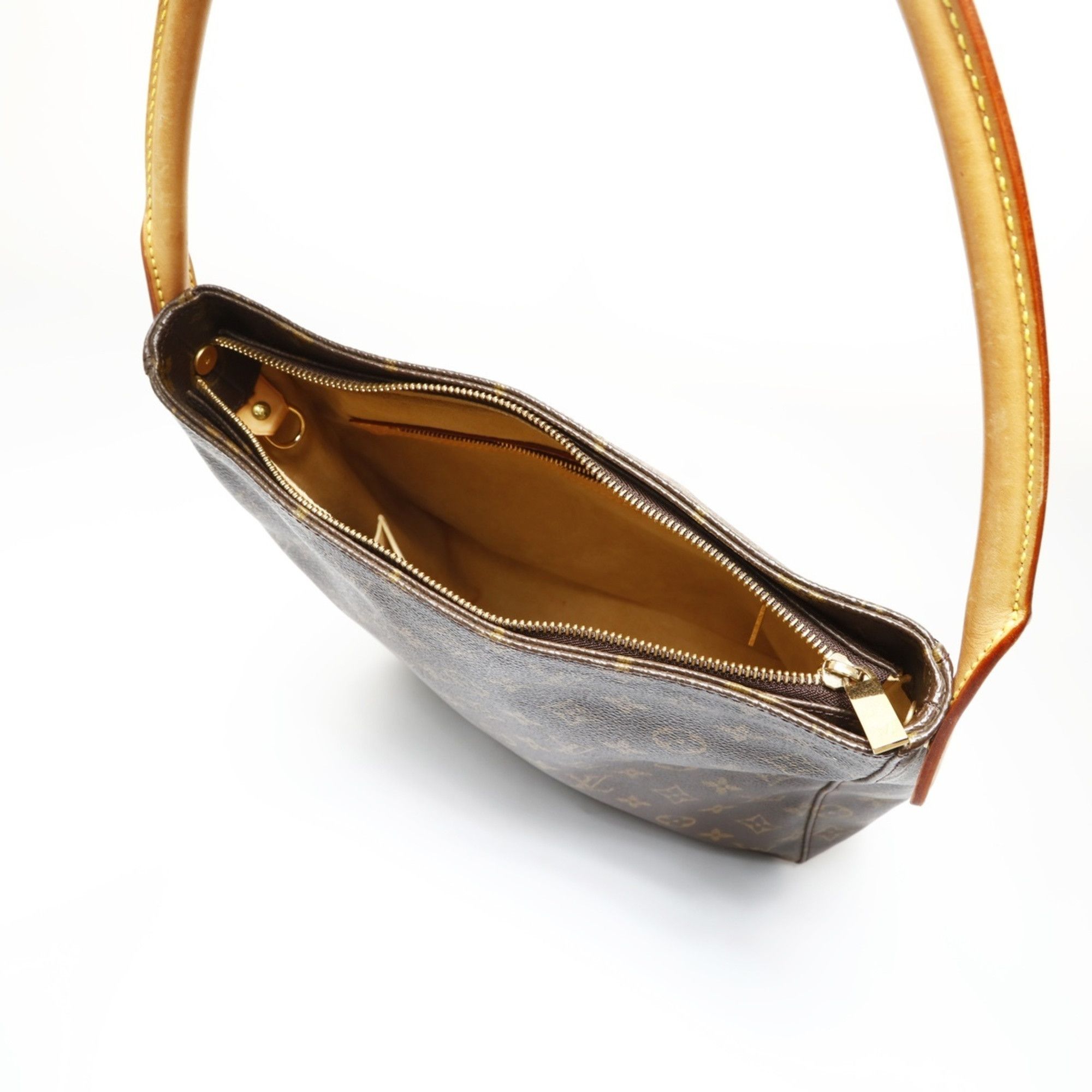 Louis Vuitton Louis Vuitton Monogram Looping GM Shoulder Bag, Brown, 2001, WS27099 Size ONE SIZE - 10 Thumbnail