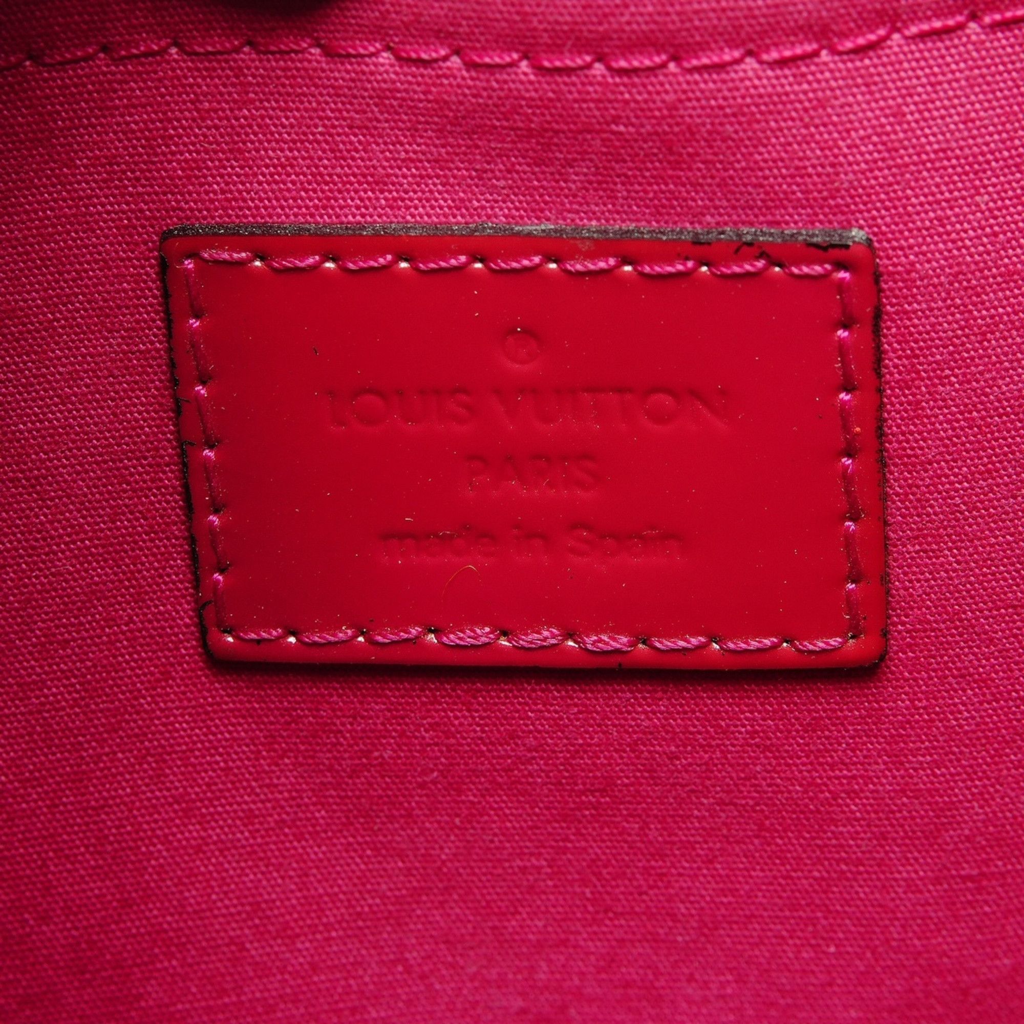 Louis Vuitton Louis Vuitton 2015 Vernis Montaigne BB Handbag, Red, WS27270 Size ONE SIZE - 9 Thumbnail