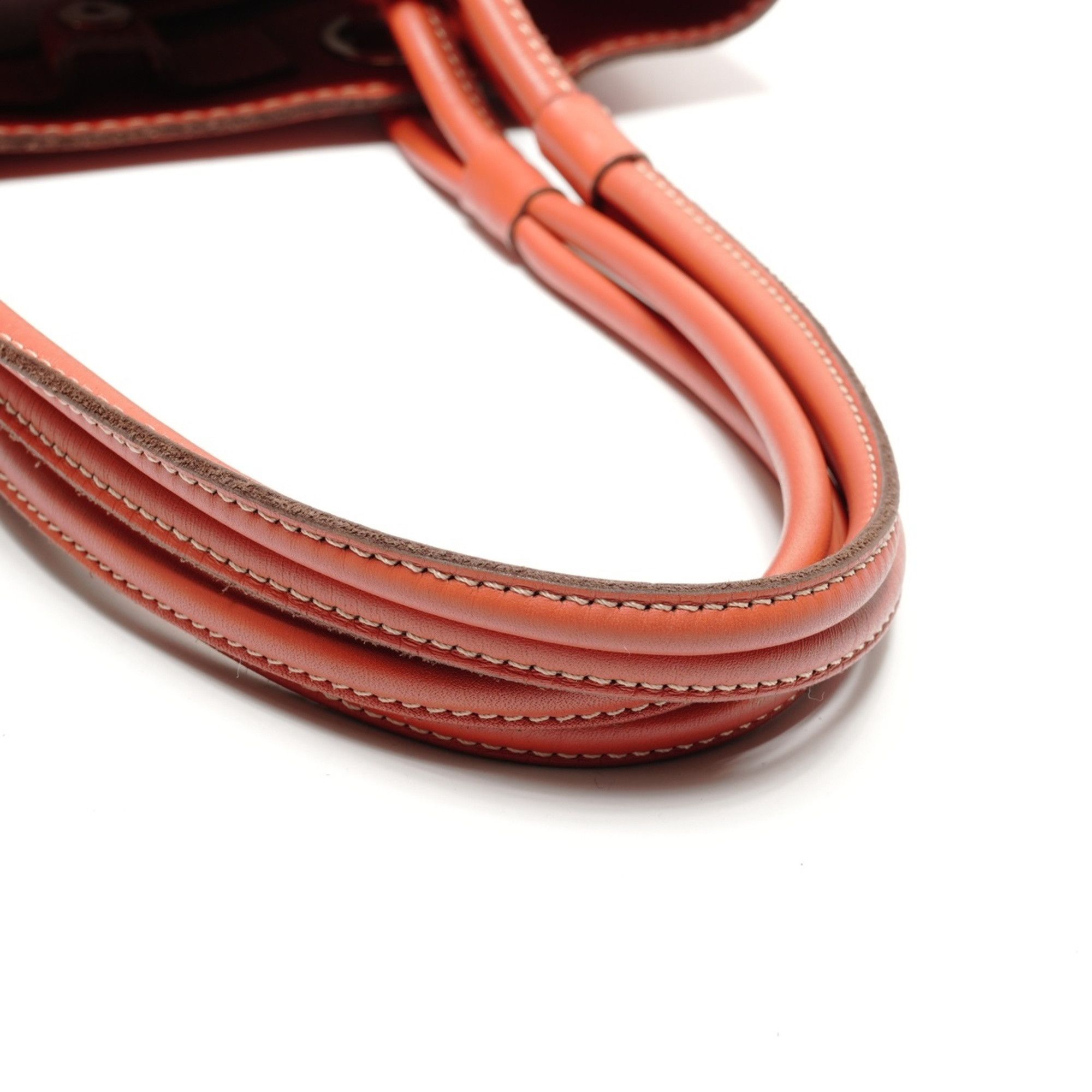 Loewe LOEWE Anagram Perforated Leather Handbag, Orange, WS27244 Size ONE SIZE - 13 Thumbnail