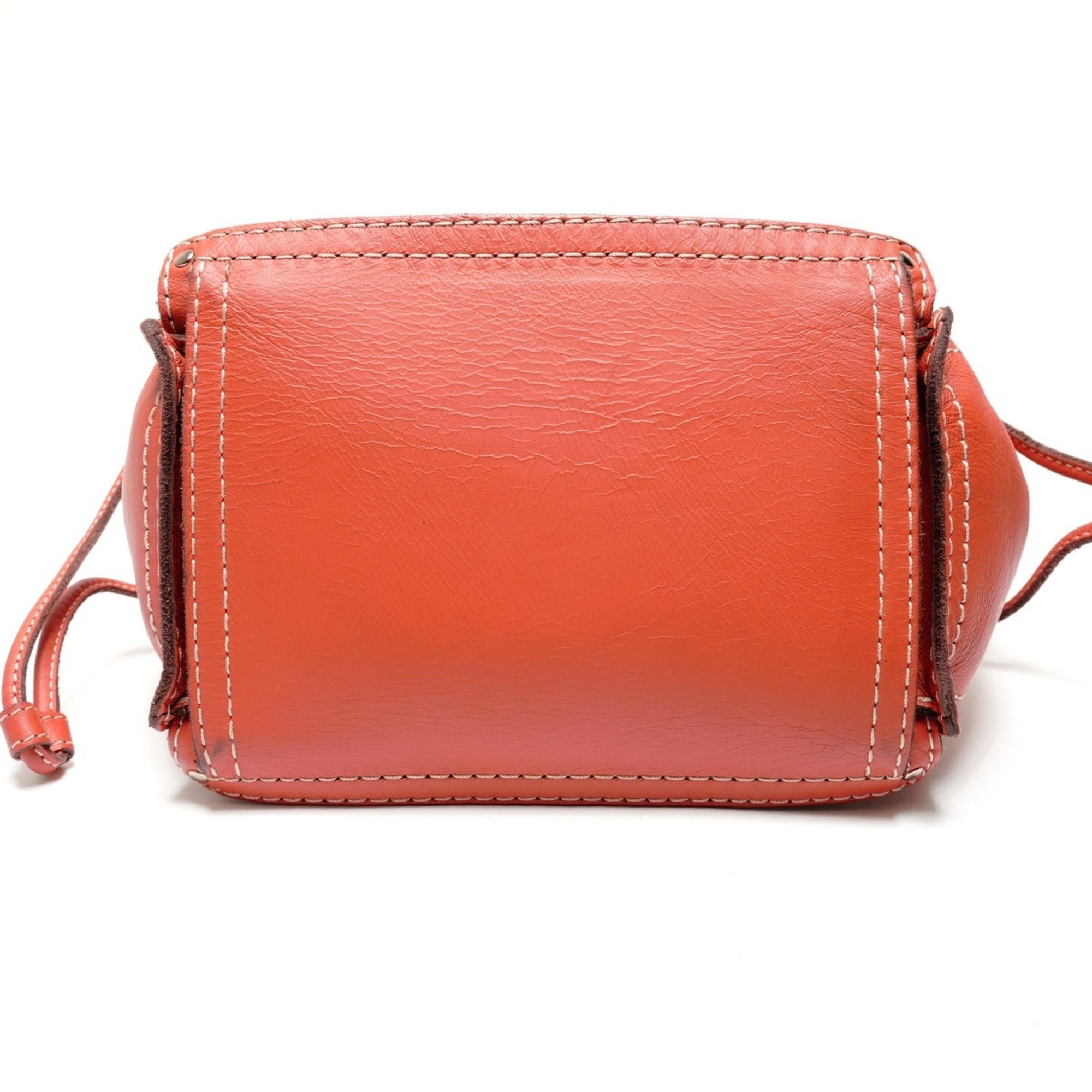 Loewe LOEWE Anagram Perforated Leather Handbag, Orange, WS27244 Size ONE SIZE - 8 Thumbnail