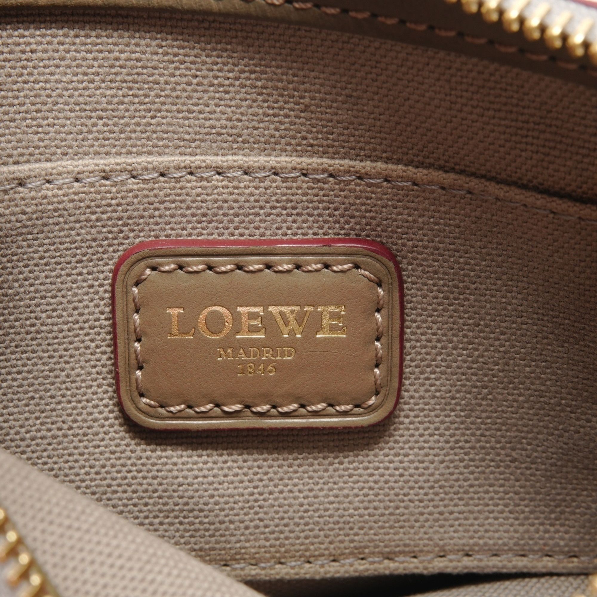 Loewe LOEWE Anagram Handbag, Gray, WS26348 Size ONE SIZE - 9 Thumbnail