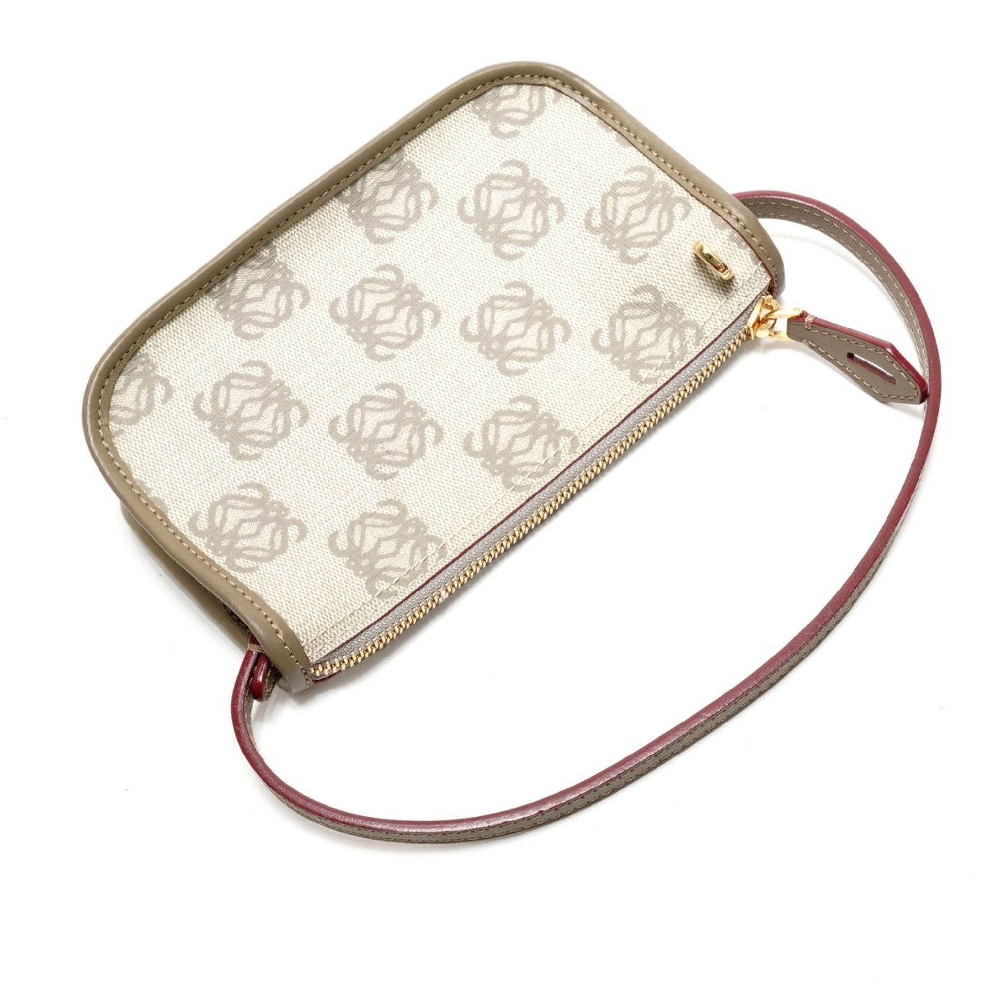 Loewe LOEWE Anagram Handbag, Gray, WS26348 Size ONE SIZE - 8 Thumbnail