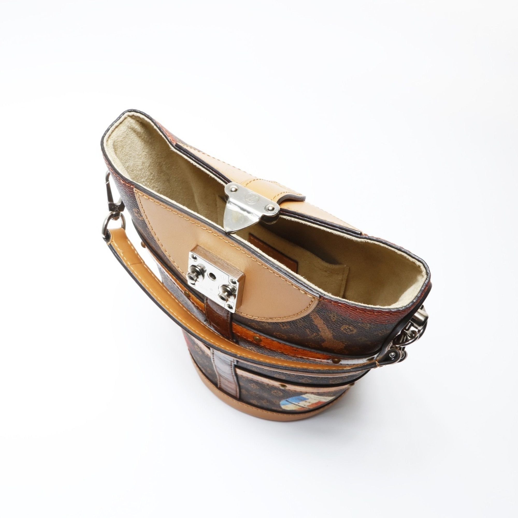 Louis Vuitton Louis Vuitton 2018 Monogram Trompe L'oeil Duffel Bag/Shoulder Bag, Brown, WS26629 Size ONE SIZE - 13 Thumbnail