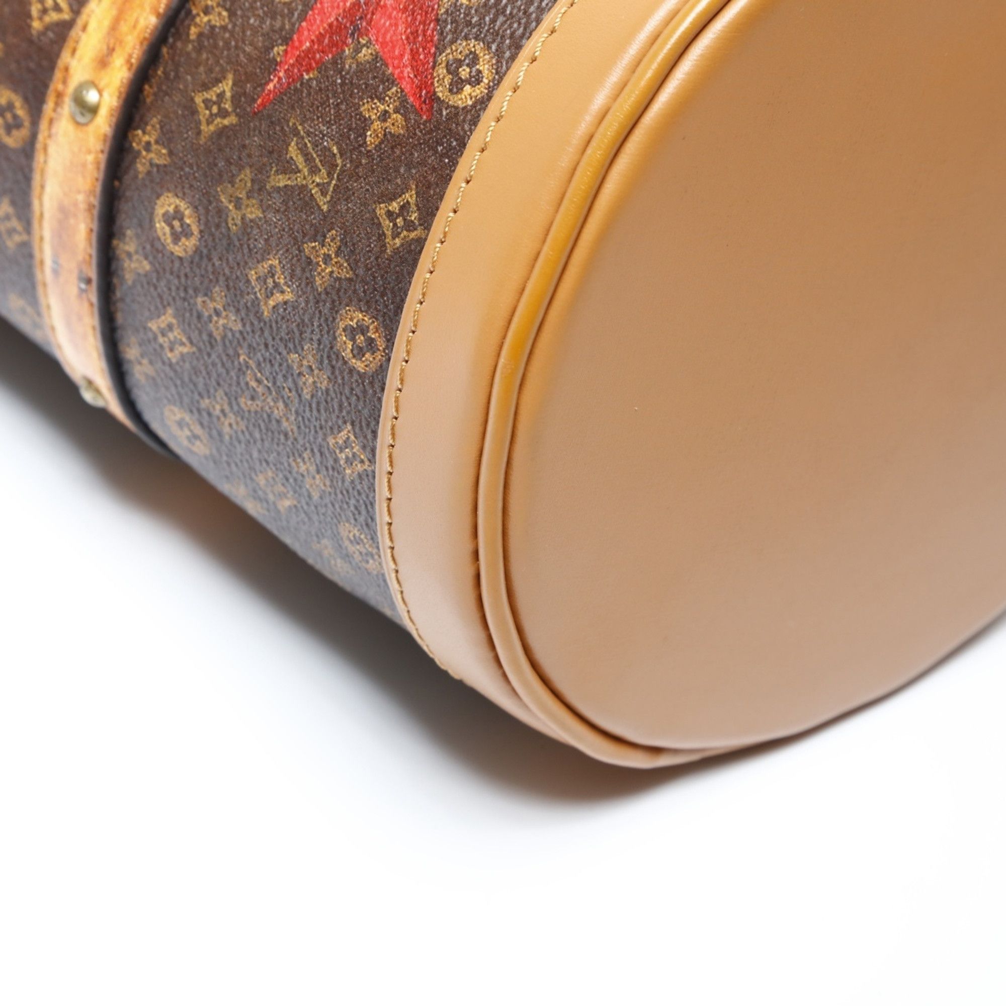 Louis Vuitton Louis Vuitton 2018 Monogram Trompe L'oeil Duffel Bag/Shoulder Bag, Brown, WS26629 Size ONE SIZE - 6 Thumbnail