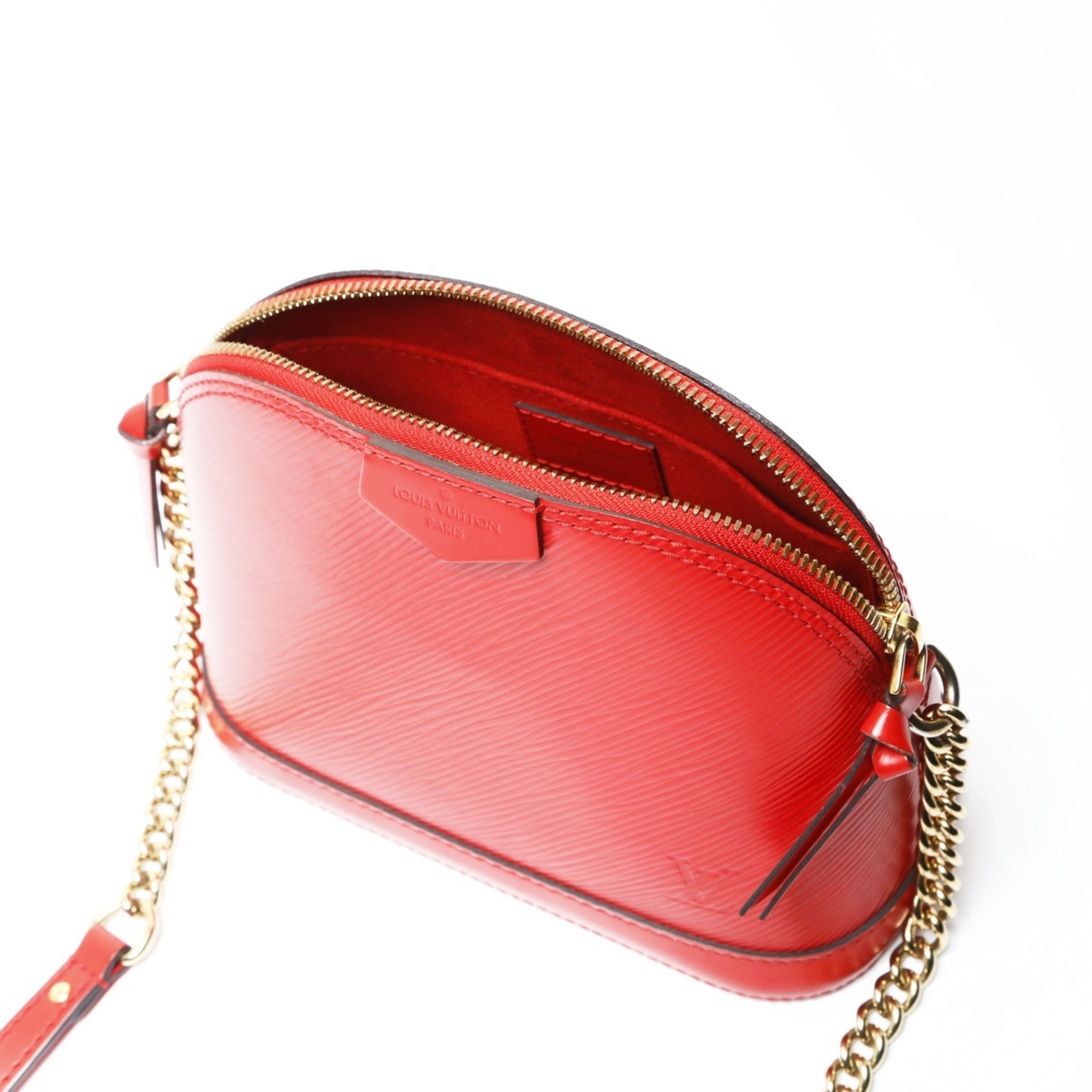 Louis Vuitton Louis Vuitton 2018 Epi Alma Mini Shoulder Bag, Red, WS26675 Size ONE SIZE - 13 Thumbnail