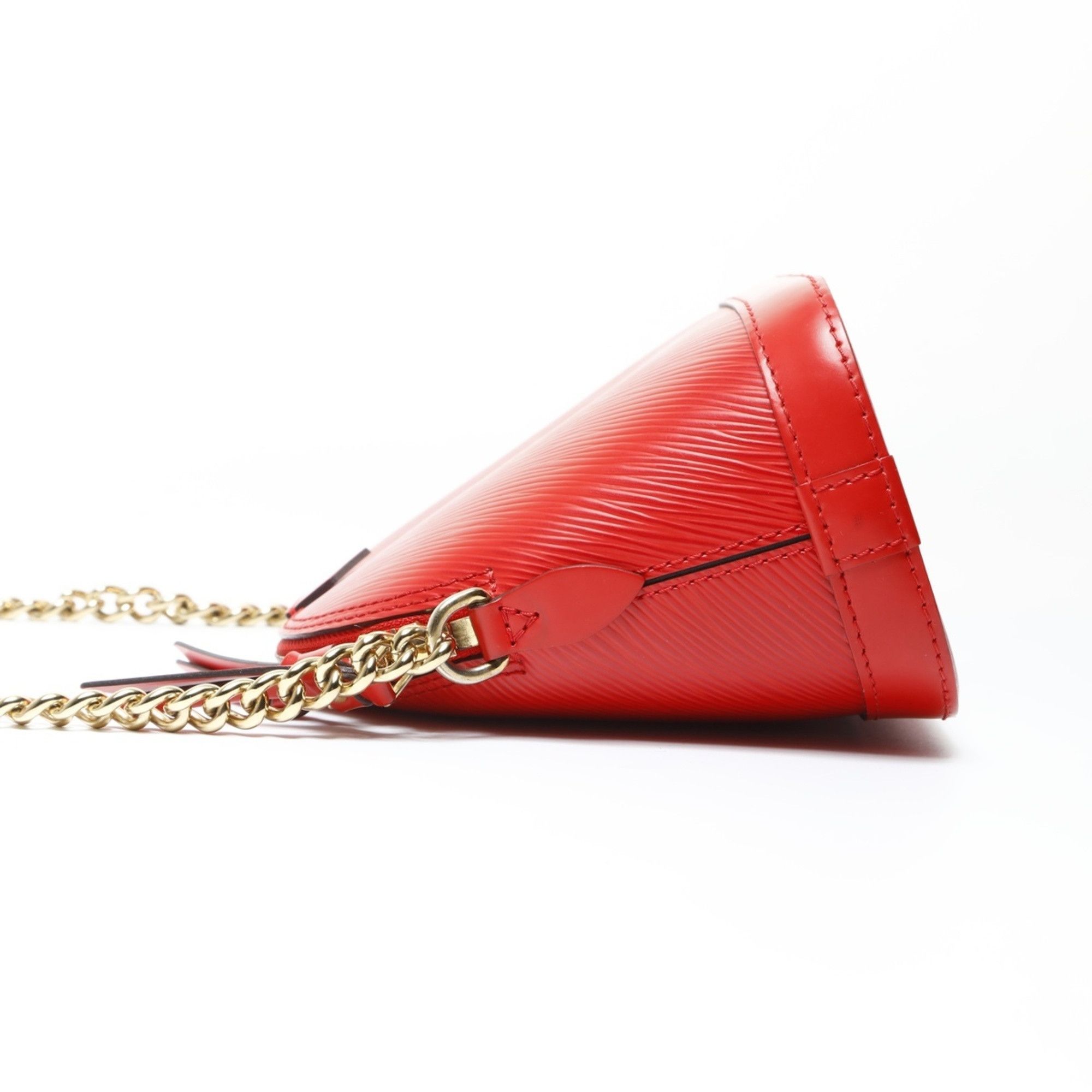 Louis Vuitton Louis Vuitton 2018 Epi Alma Mini Shoulder Bag, Red, WS26675 Size ONE SIZE - 4 Thumbnail