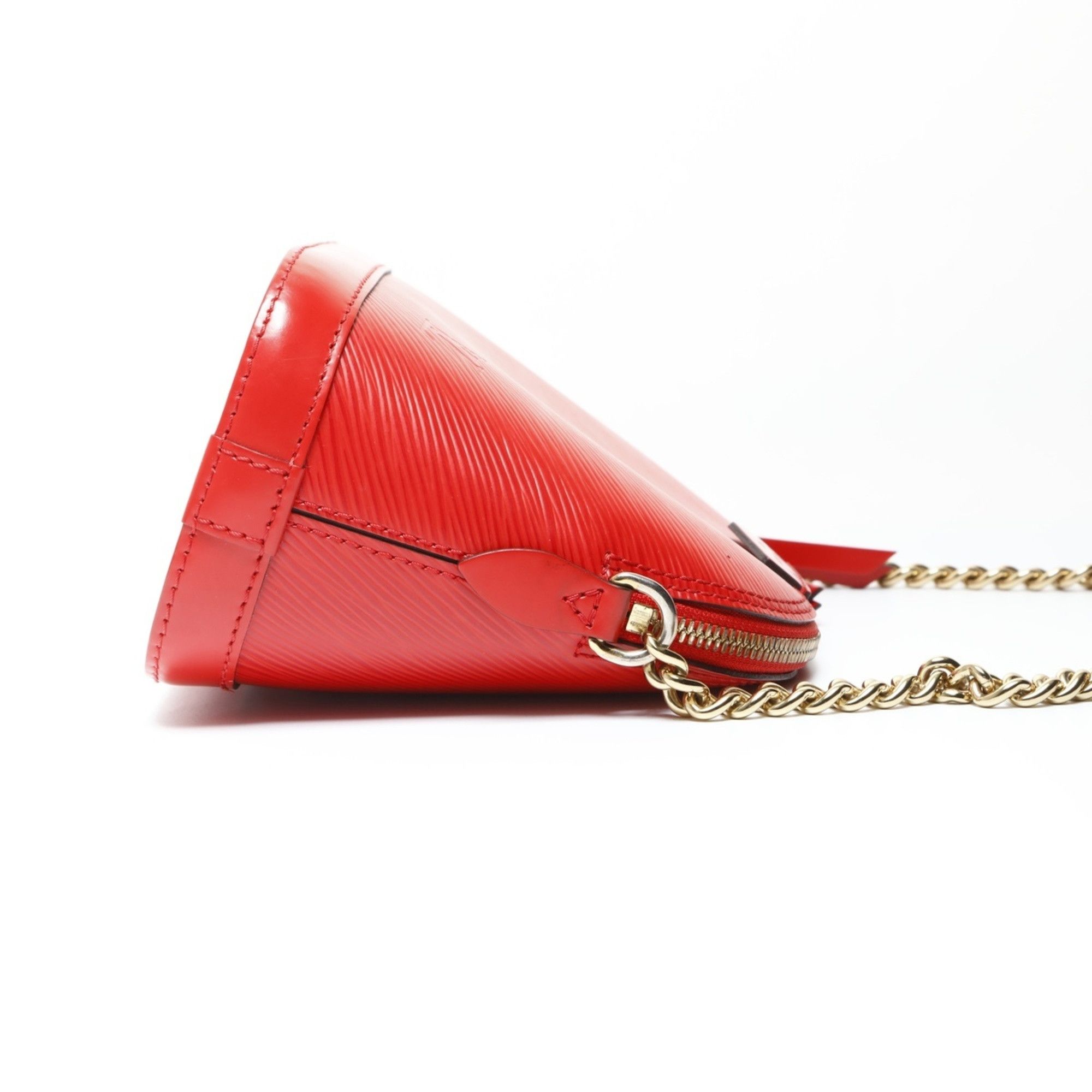 Louis Vuitton Louis Vuitton 2018 Epi Alma Mini Shoulder Bag, Red, WS26675 Size ONE SIZE - 5 Thumbnail