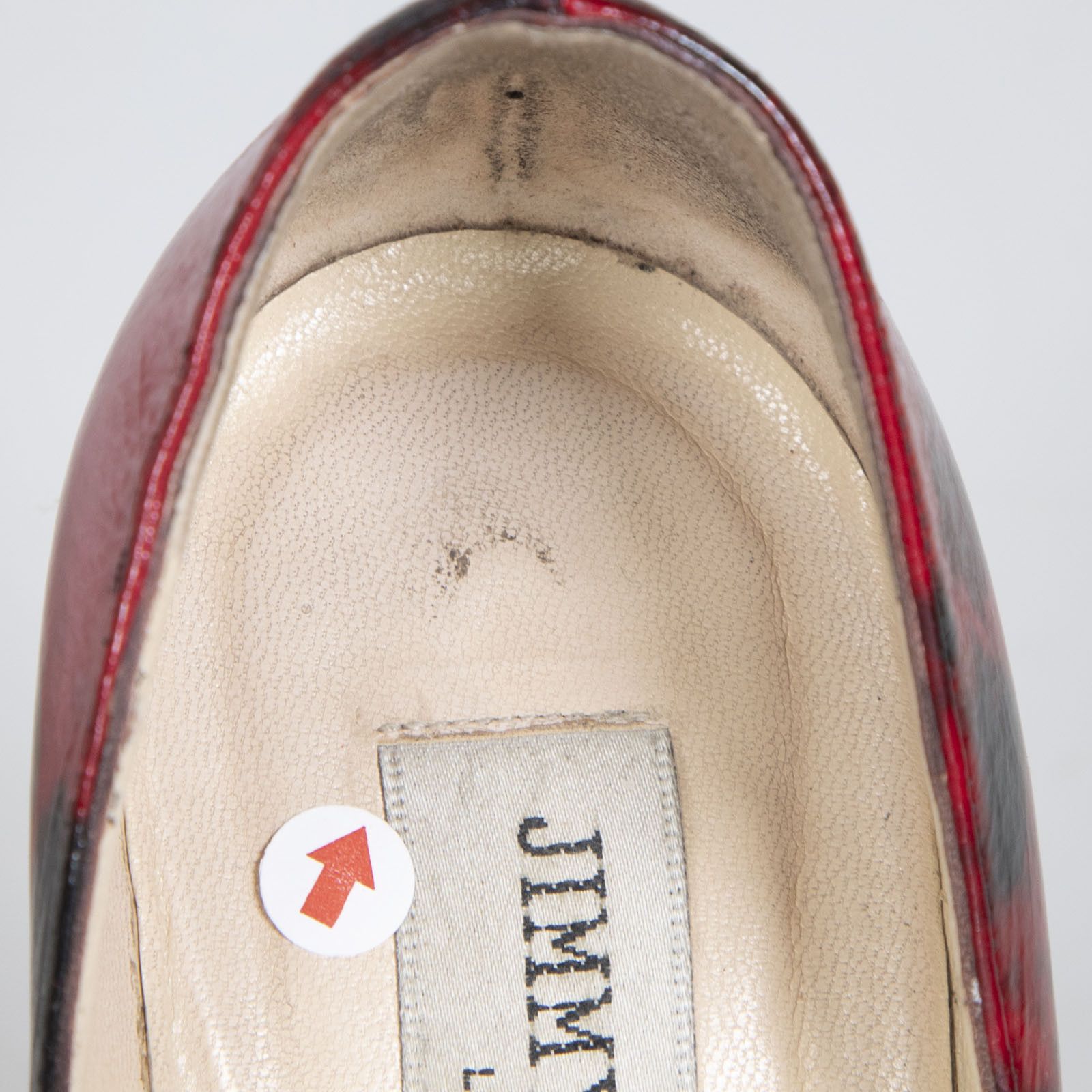 Jimmy Choo Black & Red Patent Romy Pumps Size US 6 / IT 36 - 11 Thumbnail
