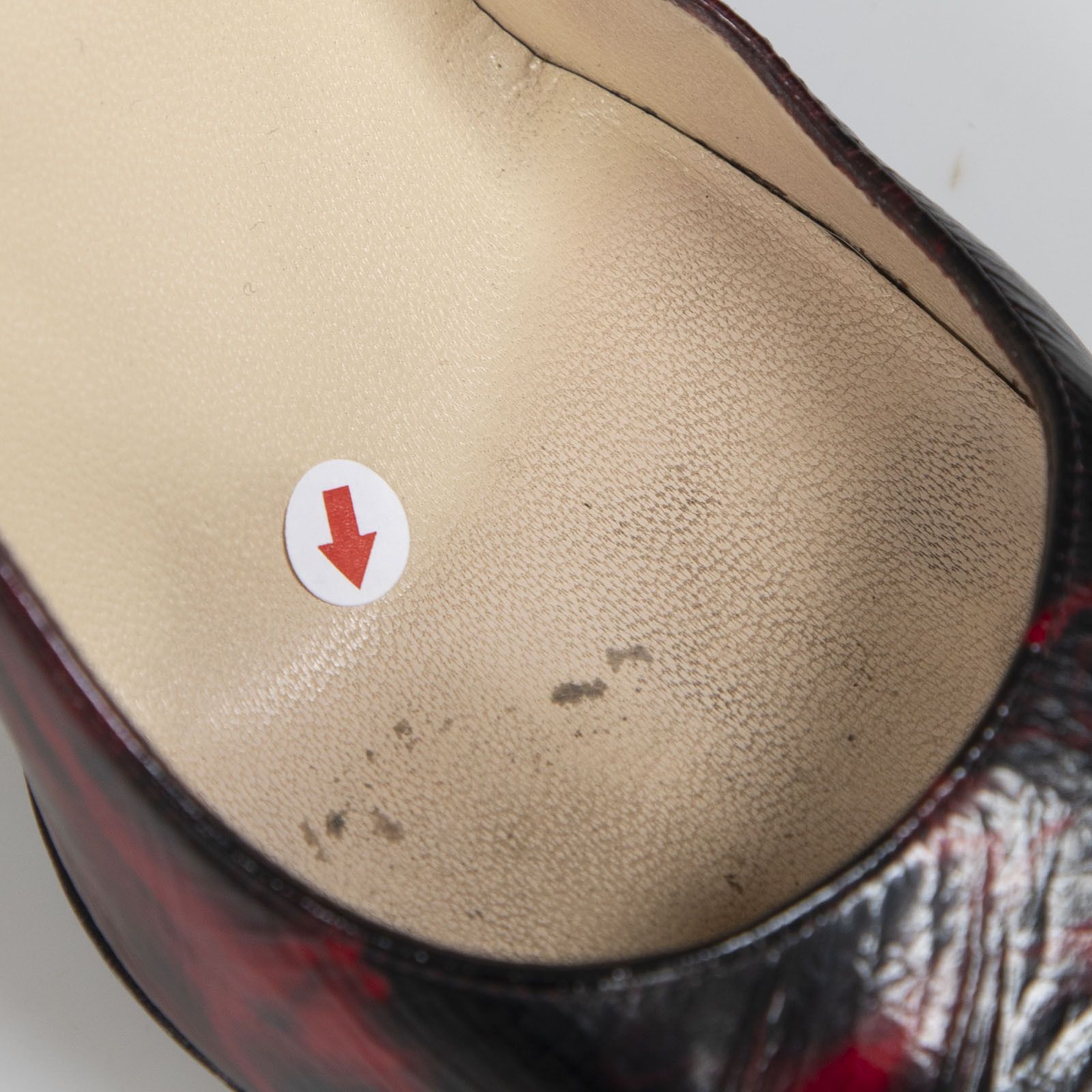 Jimmy Choo Black & Red Patent Romy Pumps Size US 6 / IT 36 - 17 Thumbnail