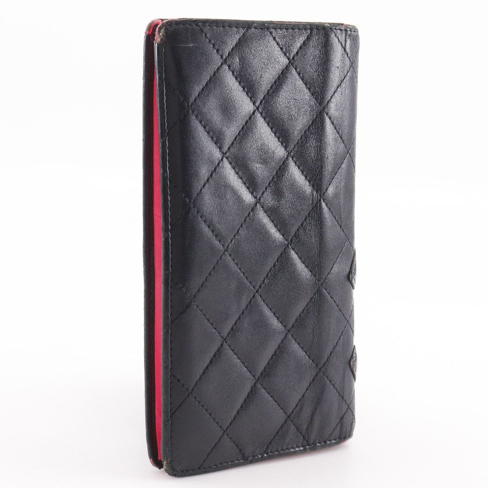 Chanel Chanel Chanel Cambon Line Calf Long Wallet Leather Long Wallet A26717 DUTY FREE for USA Size ONE SIZE - 3 Thumbnail