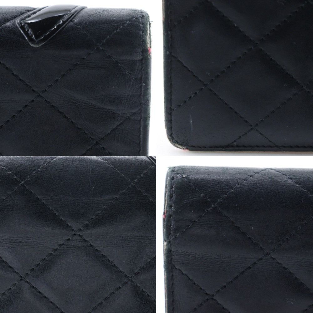 Chanel Chanel Chanel Cambon Line Calf Long Wallet Leather Long Wallet A26717 DUTY FREE for USA Size ONE SIZE - 18 Thumbnail