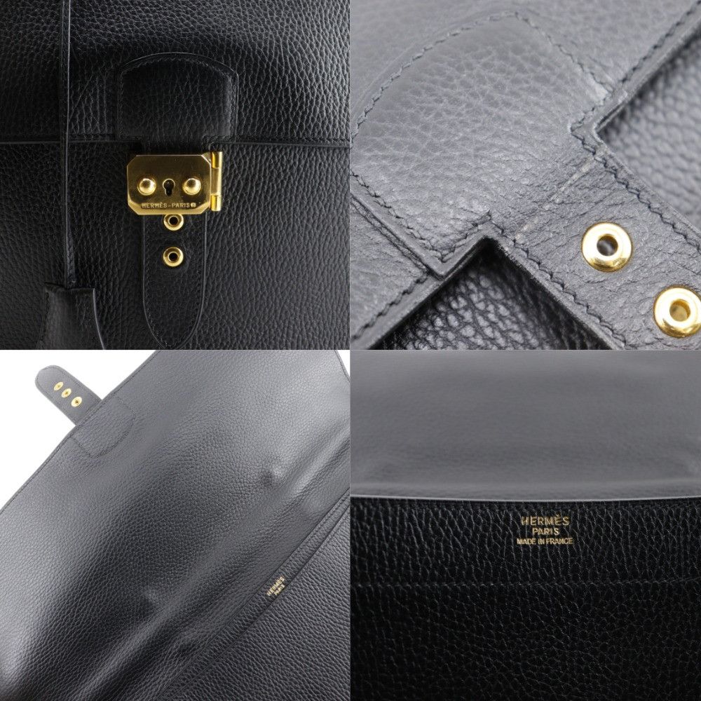 Hermes Hermes Hermes Sac A Depeches41 Fjord briefcase Leather Business Bag B DUTY FREE for USA Size ONE SIZE - 14 Thumbnail