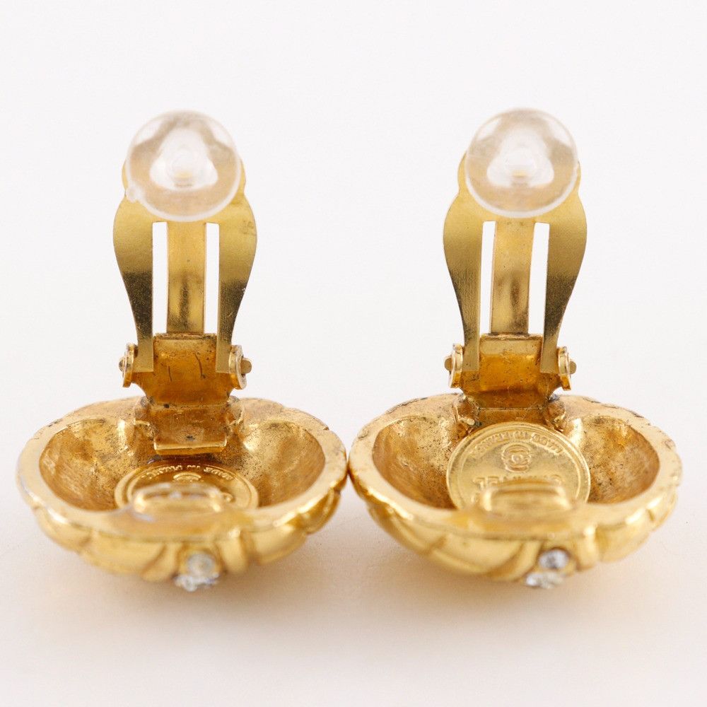 Chanel Chanel Chanel Matelasse Earrings Metal Earrings DUTY FREE for USA Size ONE SIZE - 4 Thumbnail