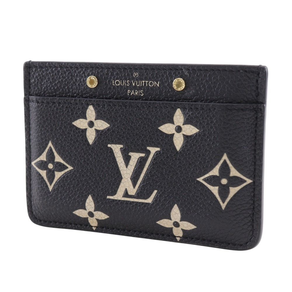 Louis Vuitton Louis Vuitton Louis Vuitton Porte Cartes Simple Monogram Empreinte Card Case Leather Card Case M81022 DUTY FREE for USA Size ONE SIZE - 2 Thumbnail