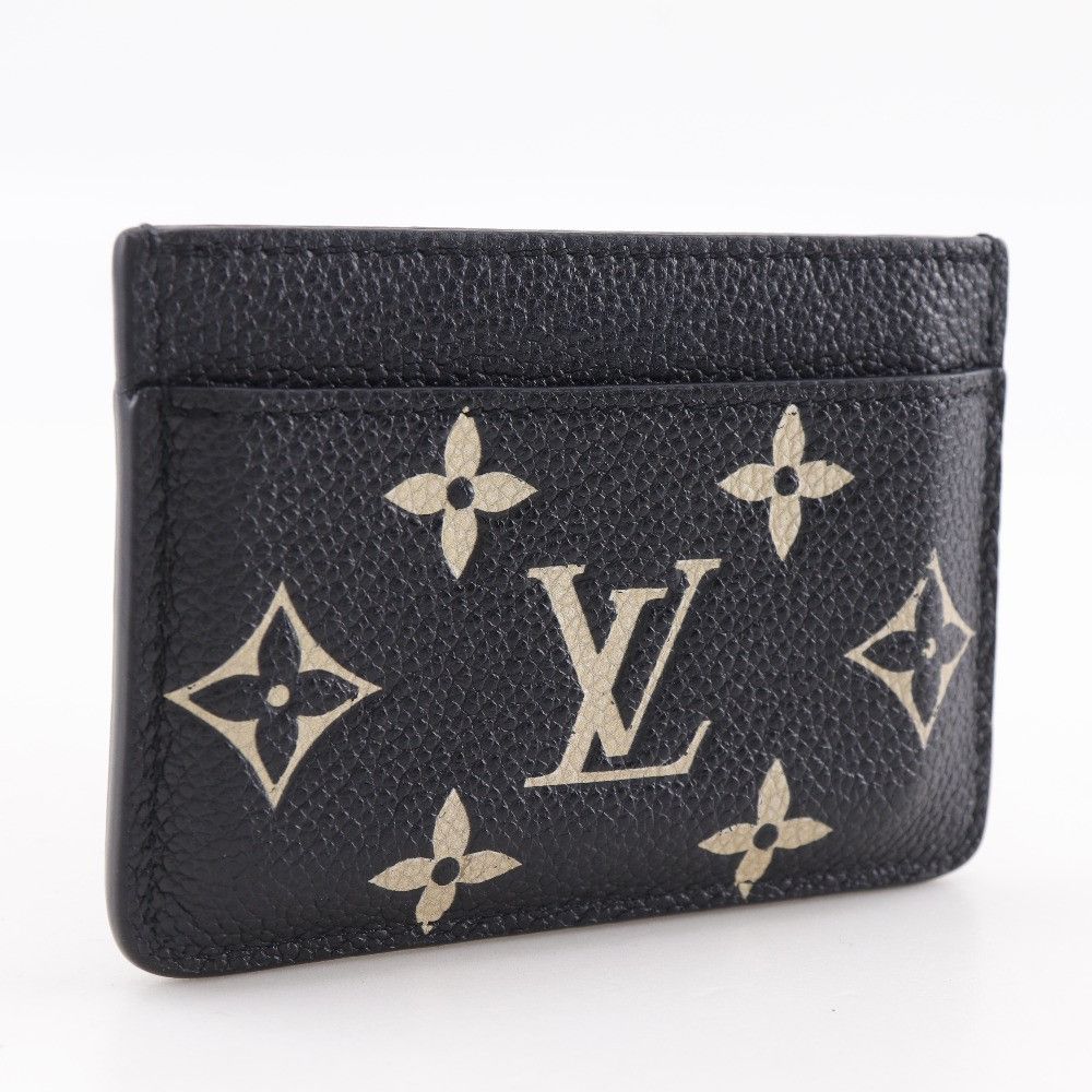Louis Vuitton Louis Vuitton Louis Vuitton Porte Cartes Simple Monogram Empreinte Card Case Leather Card Case M81022 DUTY FREE for USA Size ONE SIZE - 3 Thumbnail