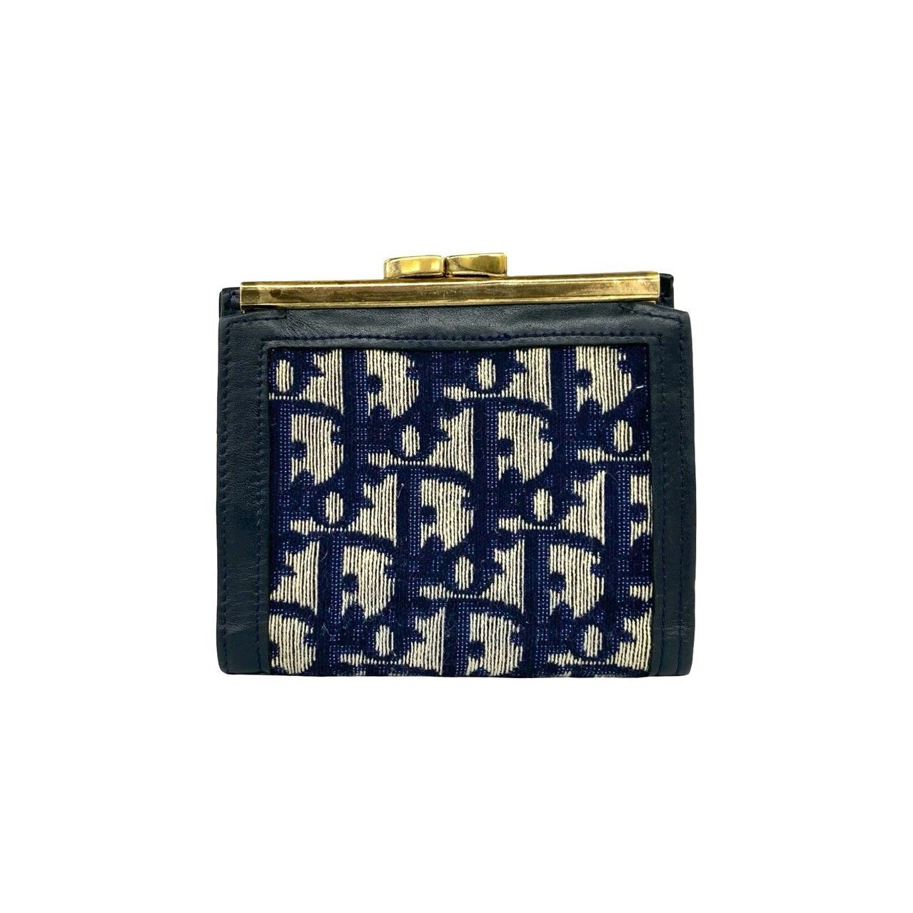Dior Dior Christian Dior Trotter Canvas Leather Wallet Textile Short Wallet DUTY FREE for USA Size ONE SIZE - 3 Thumbnail