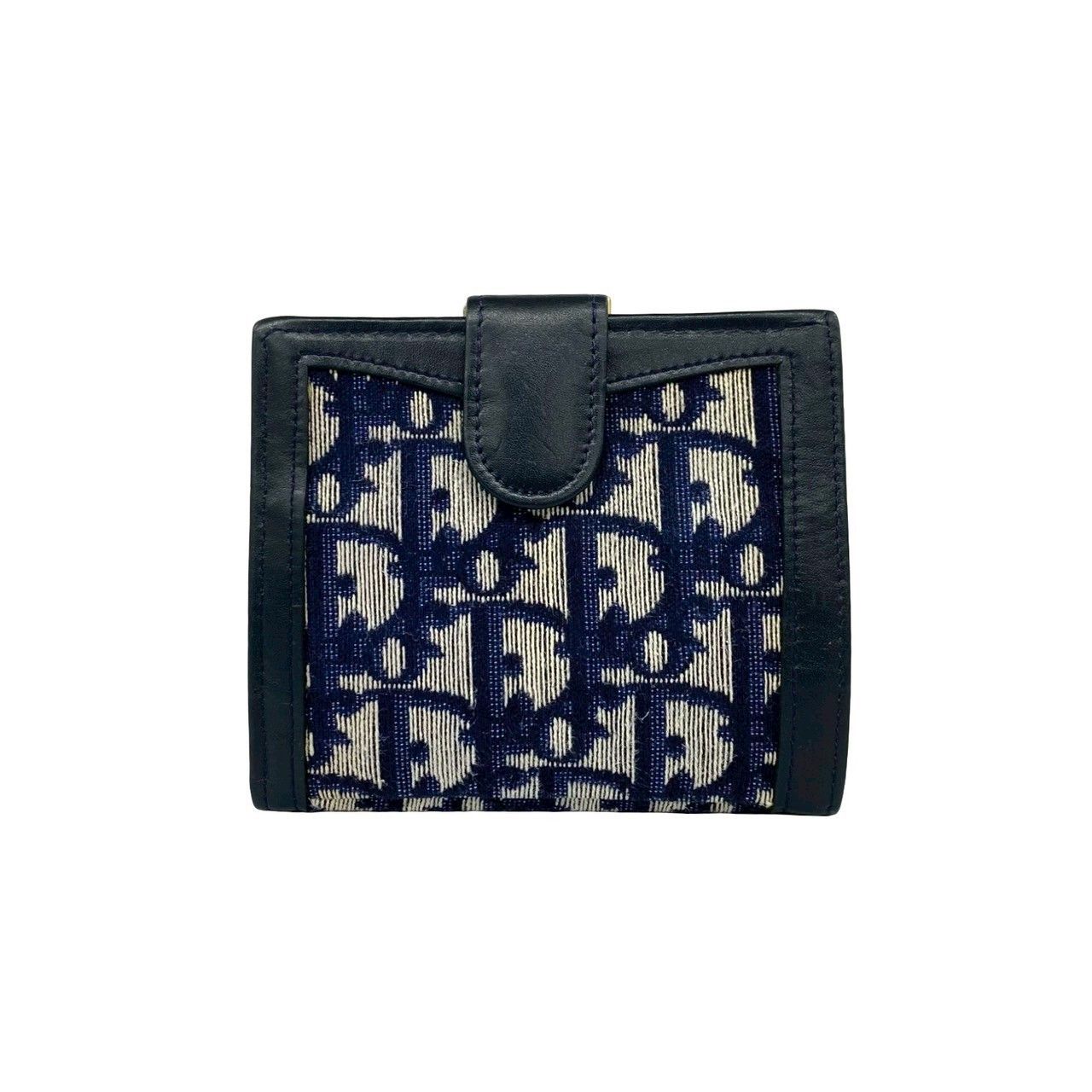Dior Dior Christian Dior Trotter Canvas Leather Wallet Textile Short Wallet DUTY FREE for USA Size ONE SIZE - 2 Thumbnail