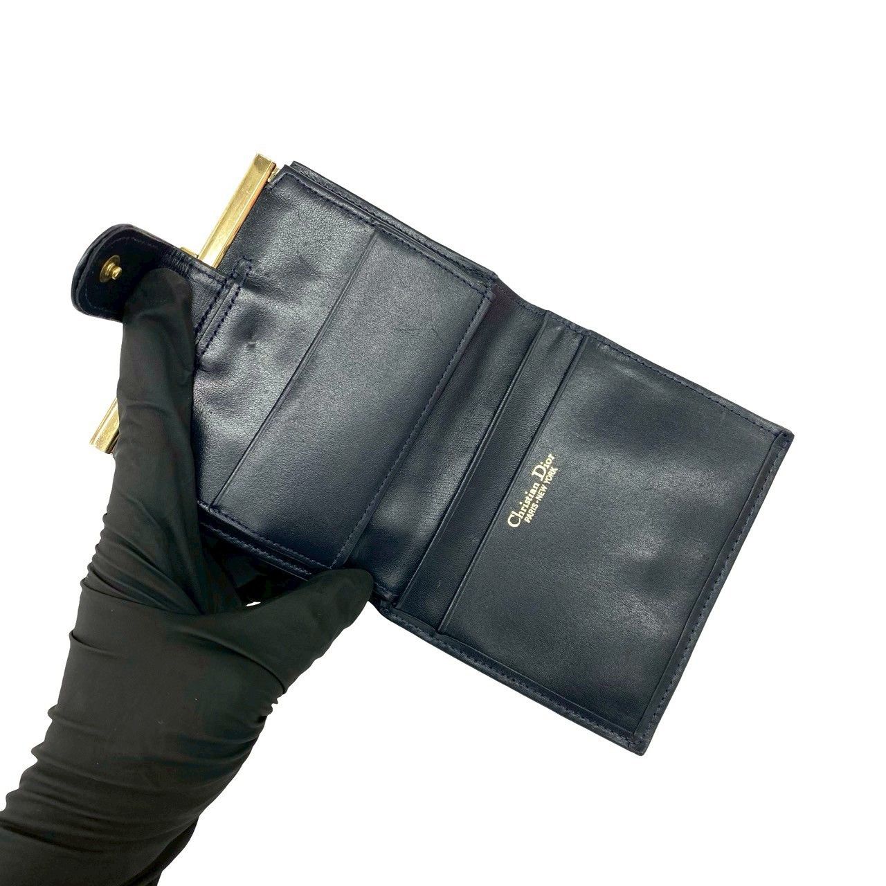 Dior Dior Christian Dior Trotter Canvas Leather Wallet Textile Short Wallet DUTY FREE for USA Size ONE SIZE - 8 Thumbnail