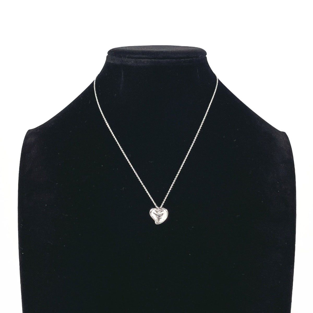 Tiffany & Co. Tiffany & Co. Tiffany & Co. Elsa Peretti Curved Heart Silver Necklace Precious Metal Necklace DUTY FREE for USA Size ONE SIZE - 8 Thumbnail