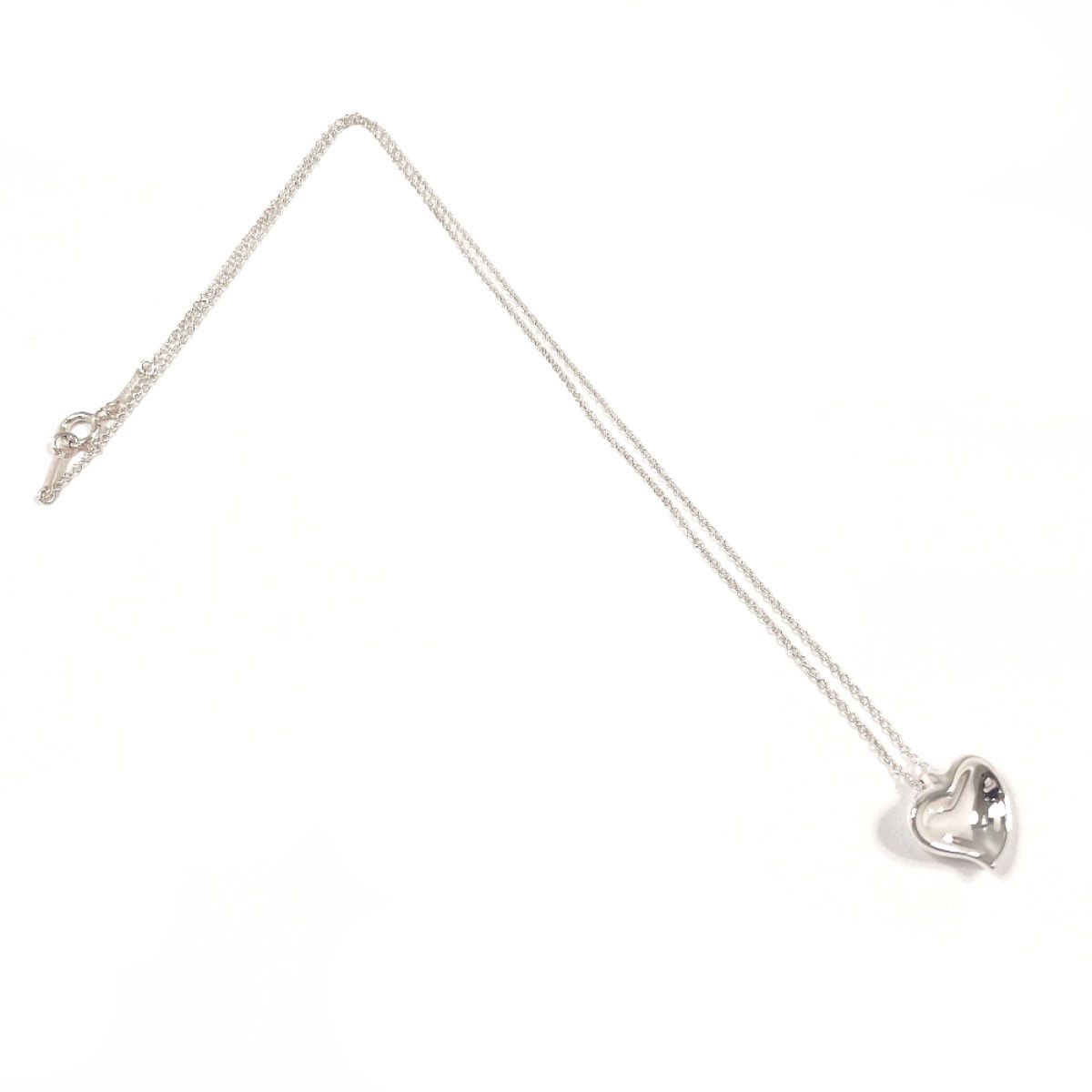 Tiffany & Co. Tiffany & Co. Tiffany & Co. Elsa Peretti Curved Heart Silver Necklace Precious Metal Necklace DUTY FREE for USA Size ONE SIZE - 4 Thumbnail