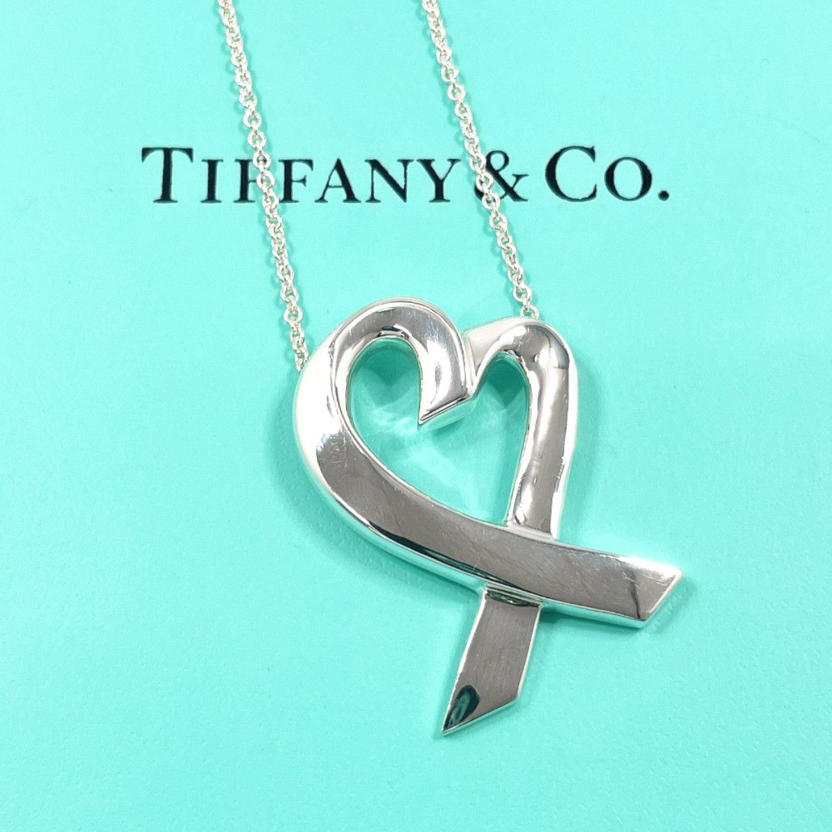 Tiffany & Co. Tiffany & Co. Tiffany & Co. Loving Heart Paloma Picasso Silver Necklace Precious Metal Necklace DUTY FREE for USA Size ONE SIZE - 2 Thumbnail