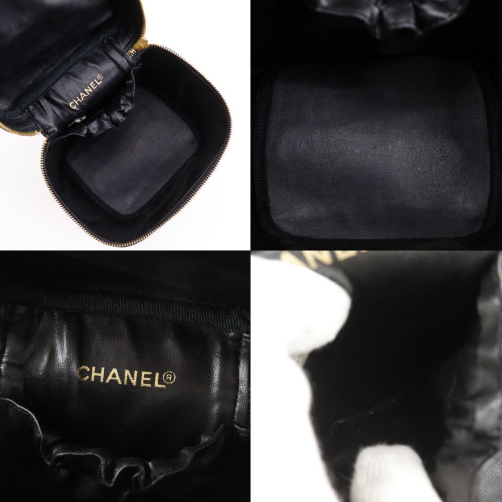 Chanel Chanel Chanel Calf Vanity Case Leather Vanity Bag A01619 DUTY FREE for USA Size ONE SIZE - 6 Thumbnail