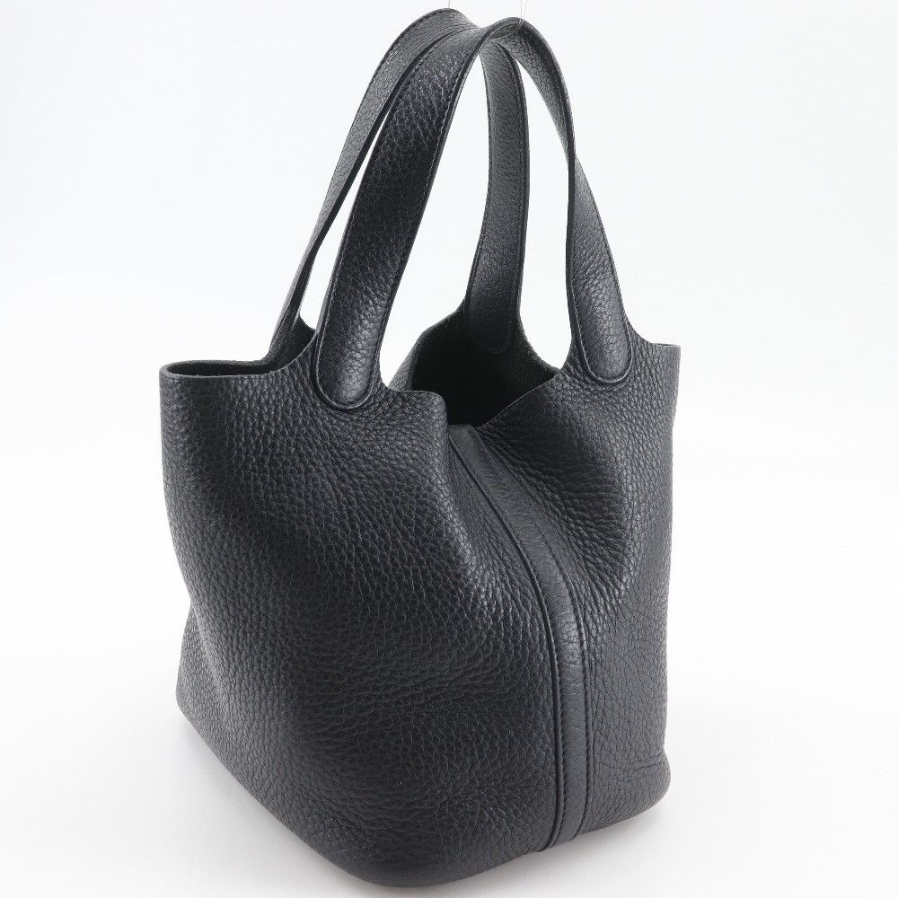 Hermes Hermes Hermes Picotin PM Taurillon Clemence Handbag Leather Handbag K DUTY FREE for USA Size ONE SIZE - 3 Thumbnail