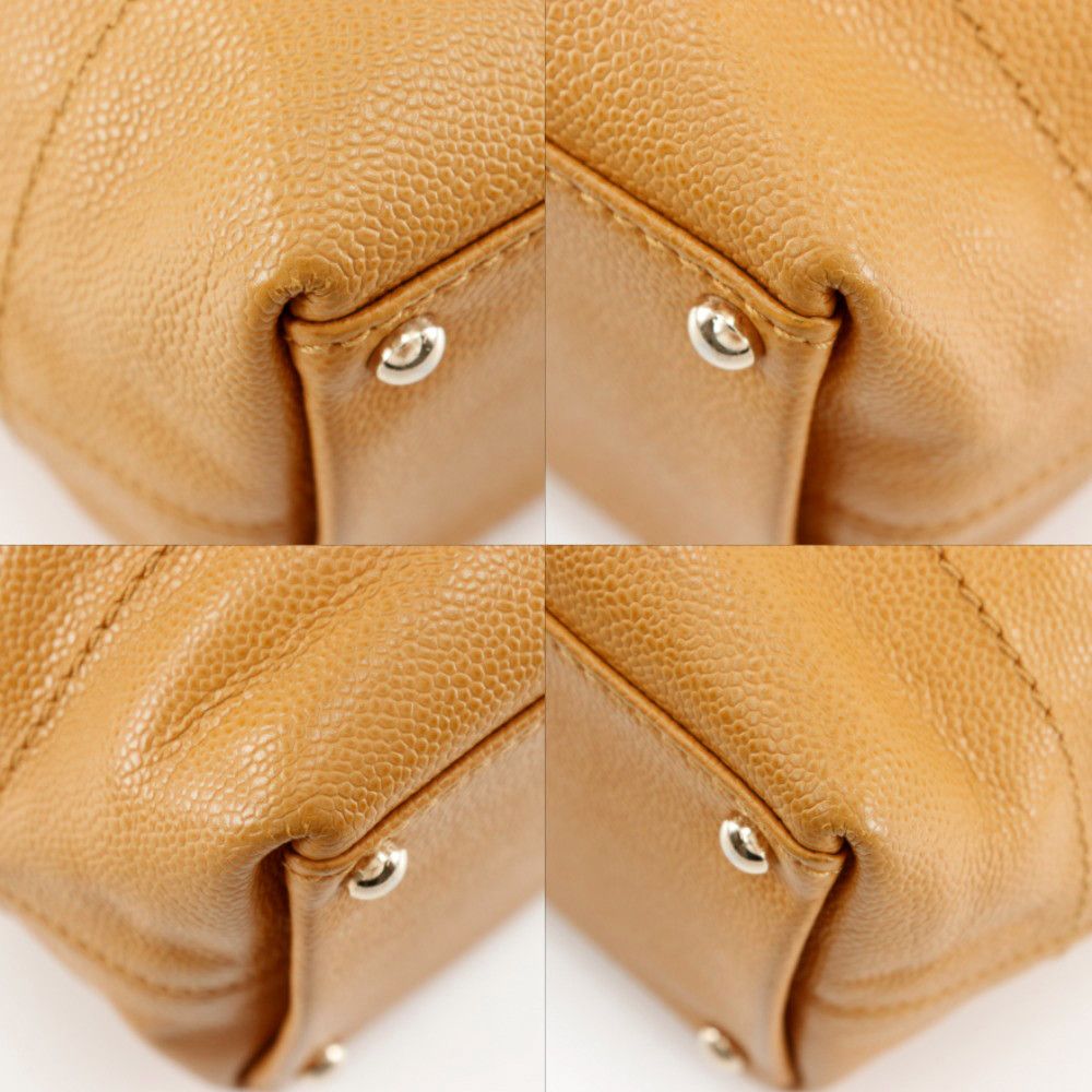 Chanel Chanel Chanel Coco Mark Caviar Tote Bag Leather Tote Bag DUTY FREE for USA Size ONE SIZE - 4 Thumbnail