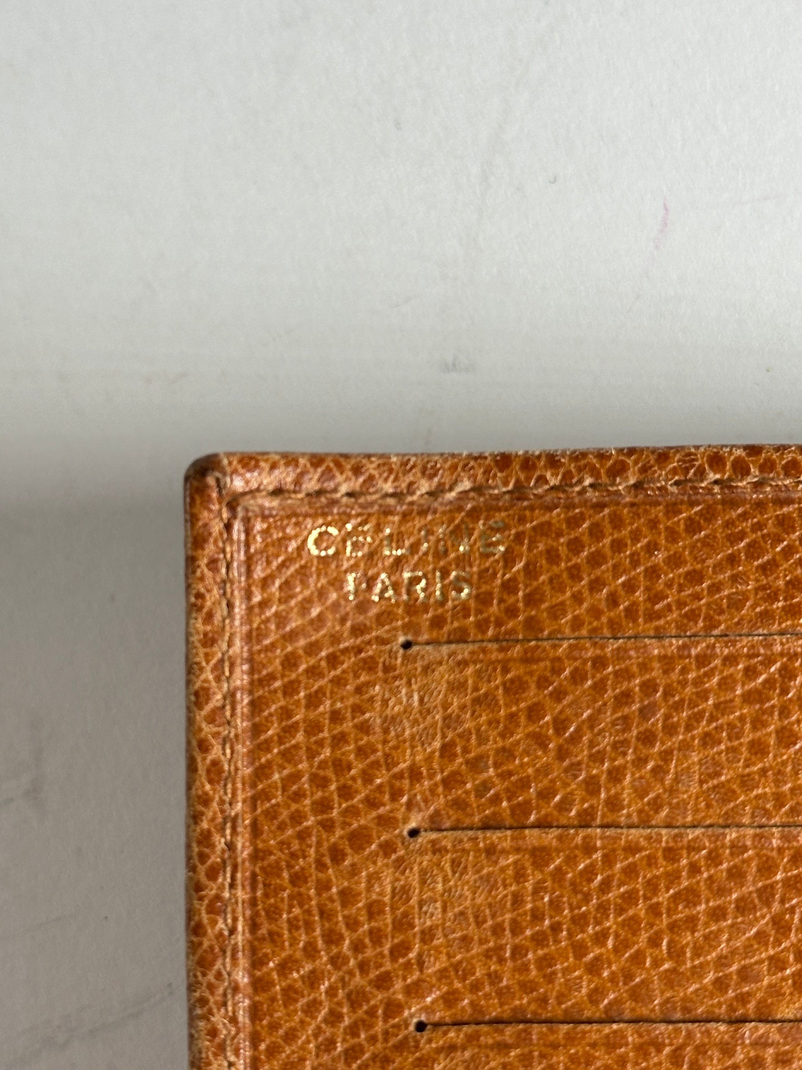 Celine Vintage Paris Snake Emblossed Long Leather wallet Brown Size ONE SIZE - 4 Thumbnail