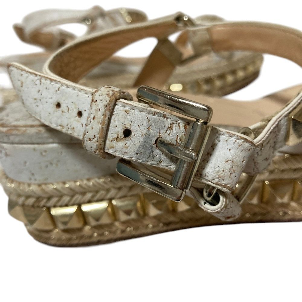 Christian Louboutin Christian Louboutin Christian Louboutin Cataclou 60 espadrille sandals Leather Shoes DUTY FREE for USA Size ONE SIZE - 8 Thumbnail