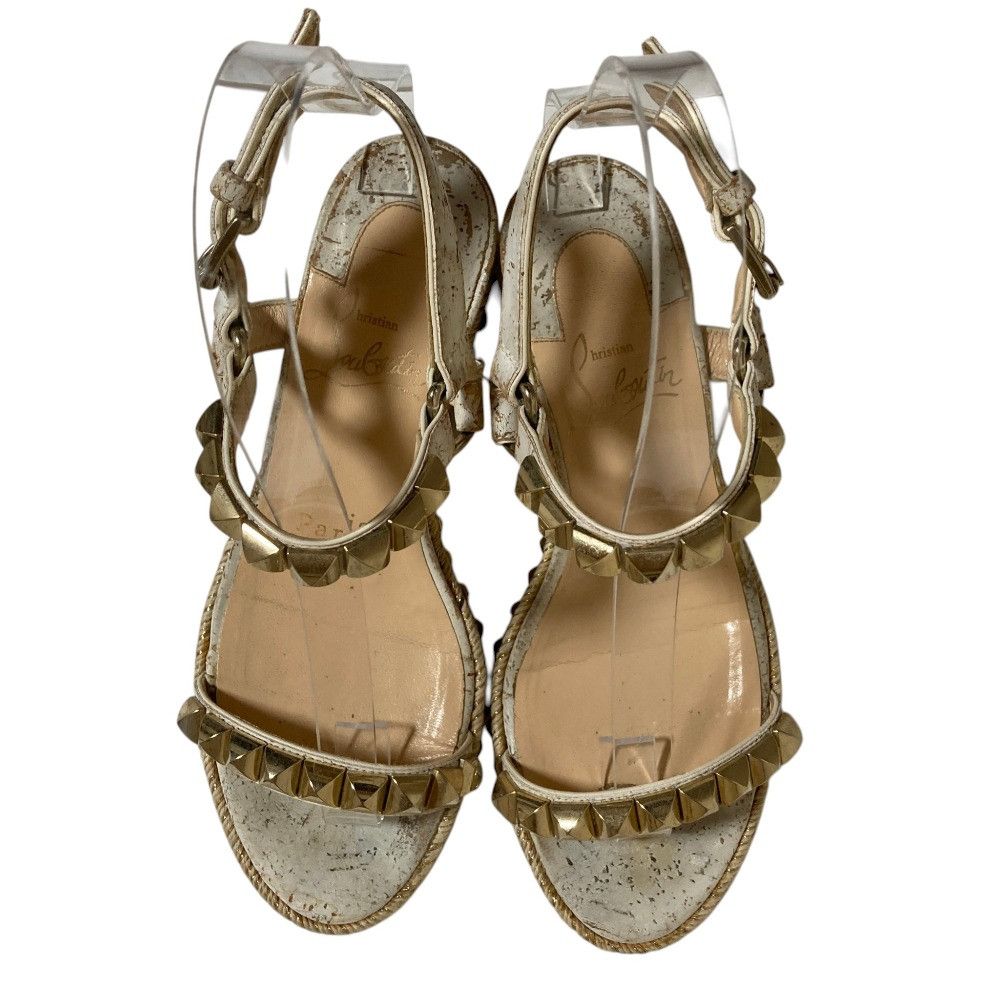 Christian Louboutin Christian Louboutin Christian Louboutin Cataclou 60 espadrille sandals Leather Shoes DUTY FREE for USA Size ONE SIZE - 4 Thumbnail