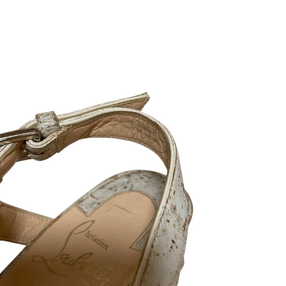 Christian Louboutin Christian Louboutin Christian Louboutin Cataclou 60 espadrille sandals Leather Shoes DUTY FREE for USA Size ONE SIZE - 14 Thumbnail