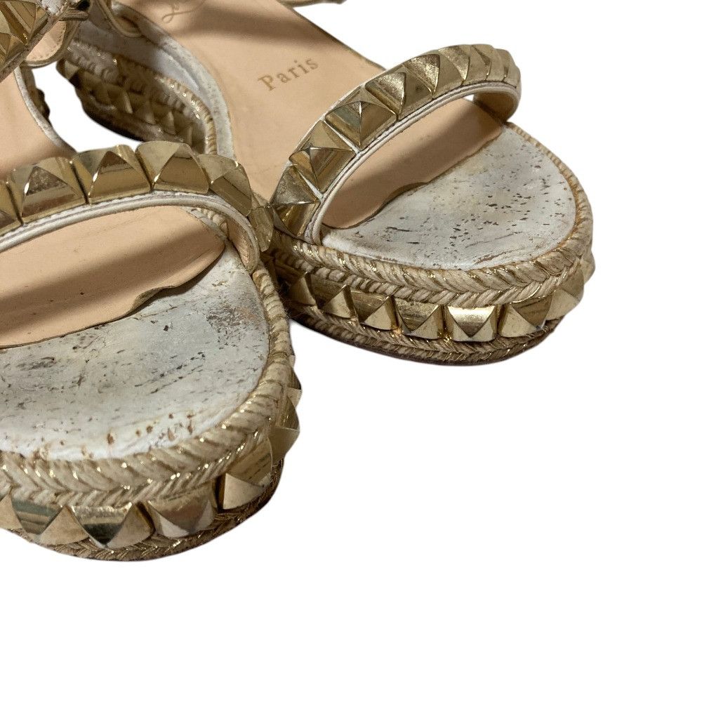 Christian Louboutin Christian Louboutin Christian Louboutin Cataclou 60 espadrille sandals Leather Shoes DUTY FREE for USA Size ONE SIZE - 6 Thumbnail