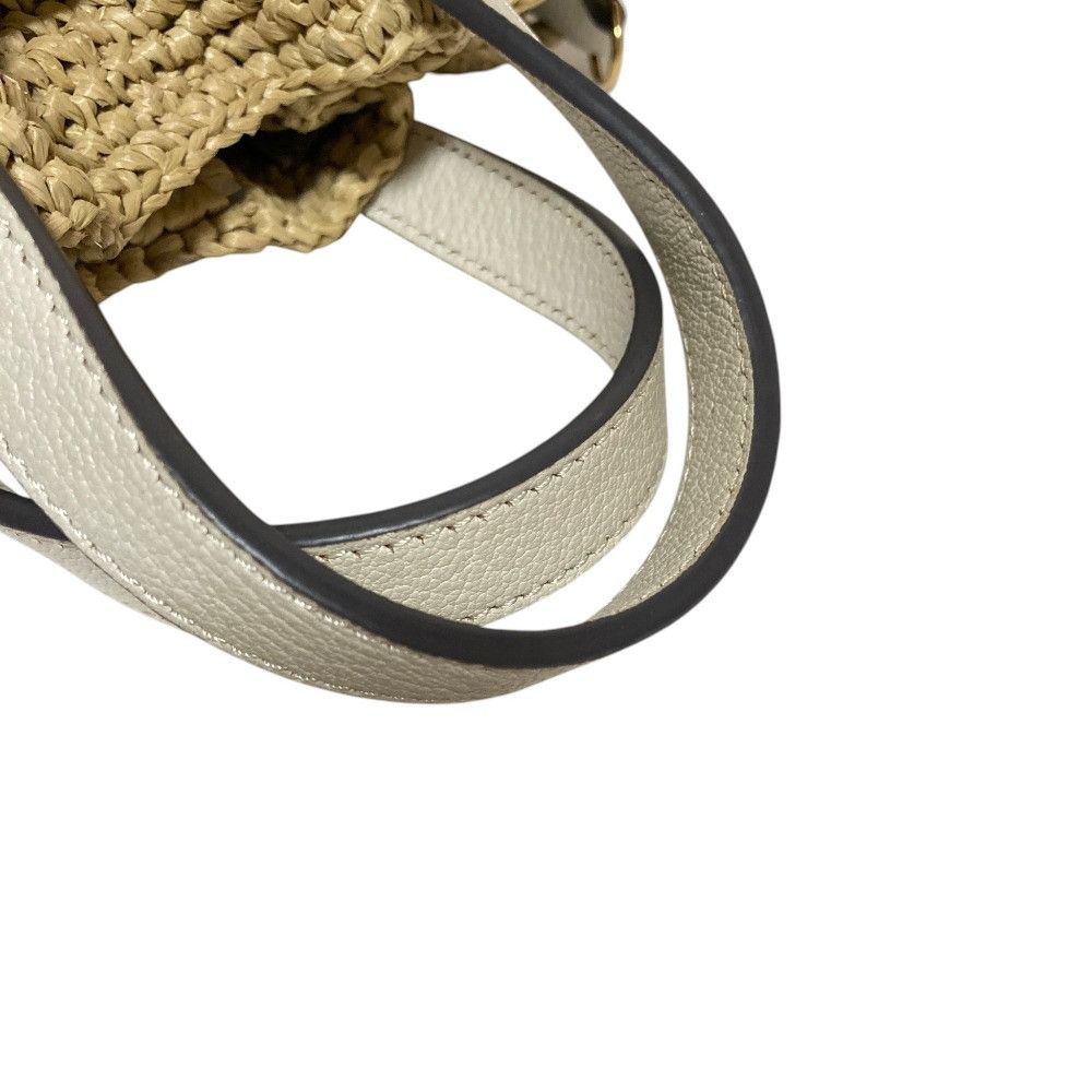 Other Other Anya Hindmarch Small Drawstring Raffia Tote Bag Plant-based Tote Bag DUTY FREE for USA Size ONE SIZE - 6 Thumbnail