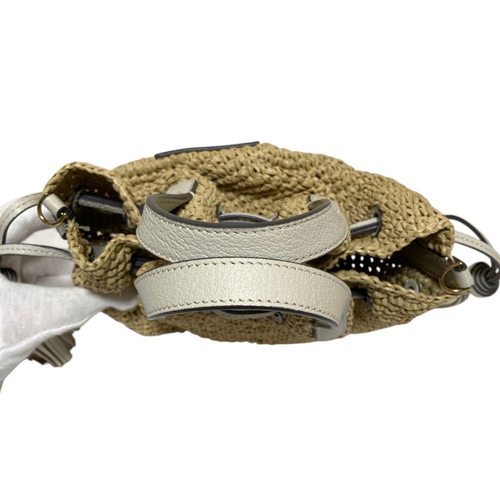 Other Other Anya Hindmarch Small Drawstring Raffia Tote Bag Plant-based Tote Bag DUTY FREE for USA Size ONE SIZE - 4 Thumbnail