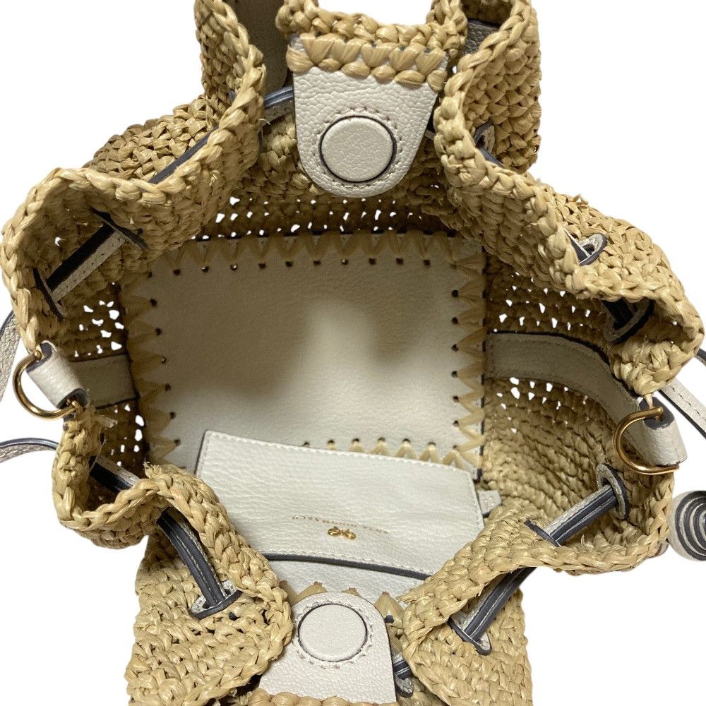 Other Other Anya Hindmarch Small Drawstring Raffia Tote Bag Plant-based Tote Bag DUTY FREE for USA Size ONE SIZE - 10 Thumbnail